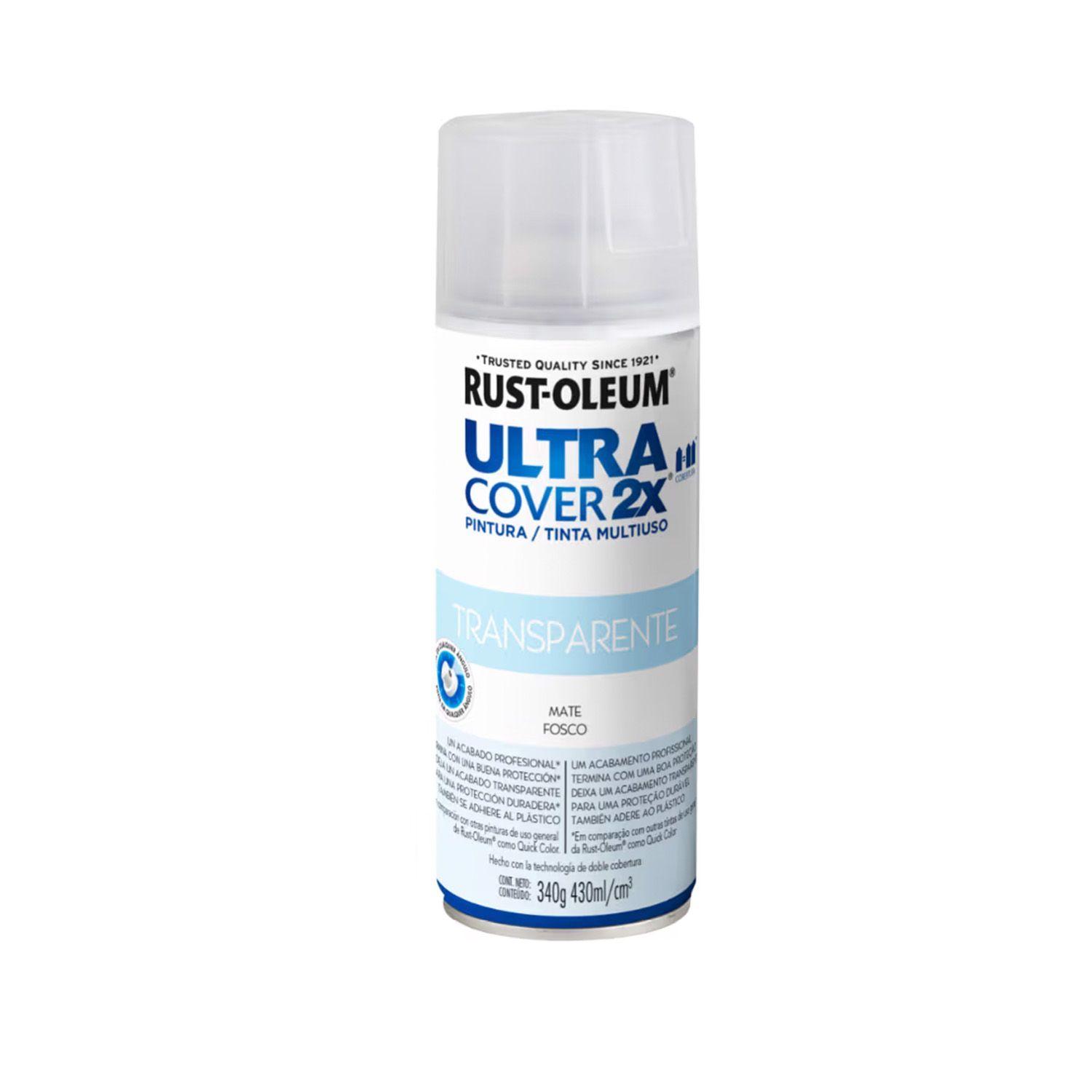 Pack 6 Unid. Pintura en Spray Ultra Cover 2X Multiuso Transparente Mate 340 g 700038-1