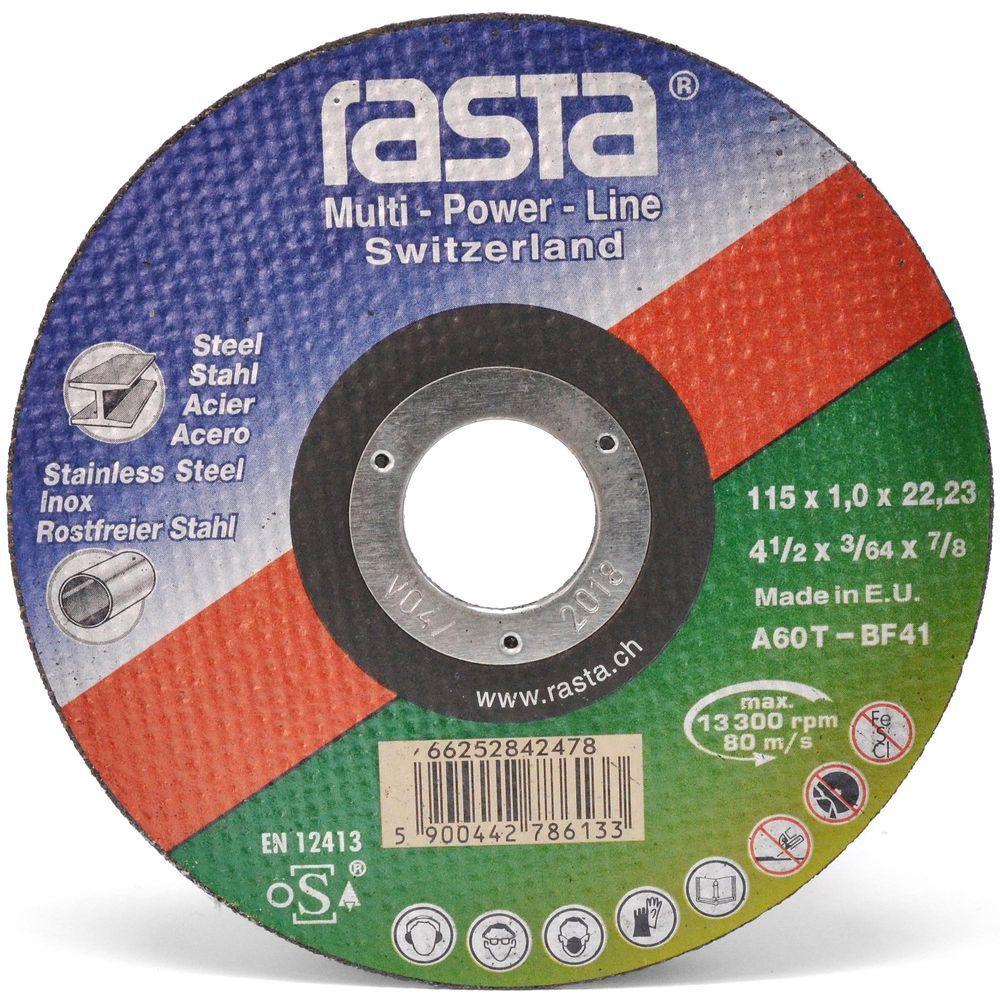 Disco de Corte Metal Rasta MP 4 1/2" (115x1,0x22mm)-0
