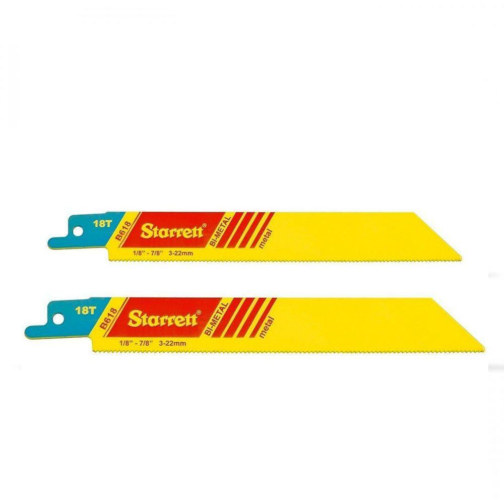 Set 2 Sierras Sables Bimetal - Metal - 152 mm (18 TPI)-0