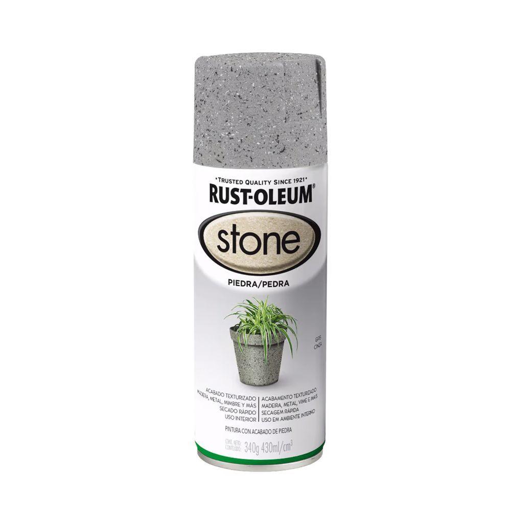 Pintura en Spray Acabado Piedra Gris Texturado 340 g-0
