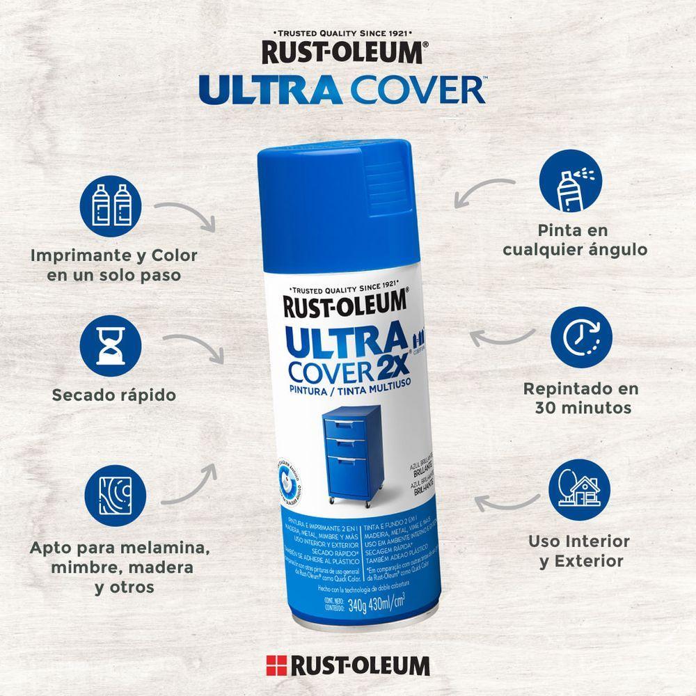 Pintura en Spray Ultra Cover 2X Multiuso Naranja Brillante-1