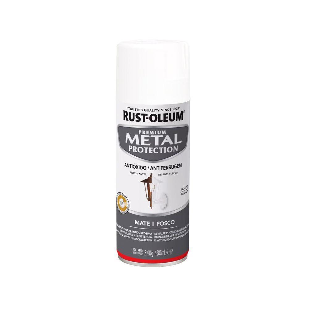 Pintura en Spray Metal Protection Anticorrosivo Blanco Mate-0