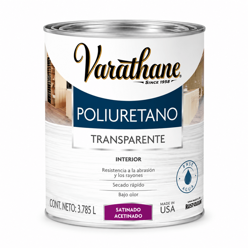 Poliuretano Interior Satinado 3.785 L-0