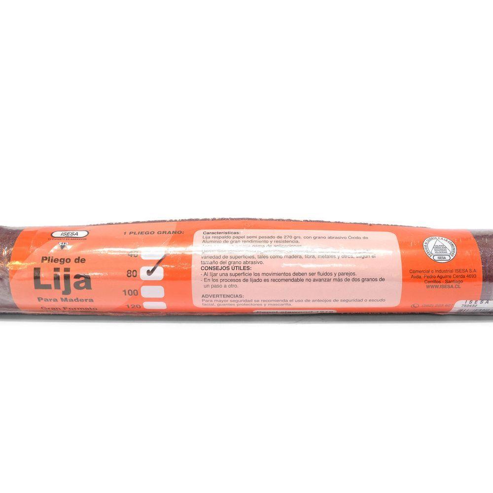 Rollo Lija - Madera - Grano 120 - 100x63 cm - Siawood 1919-2