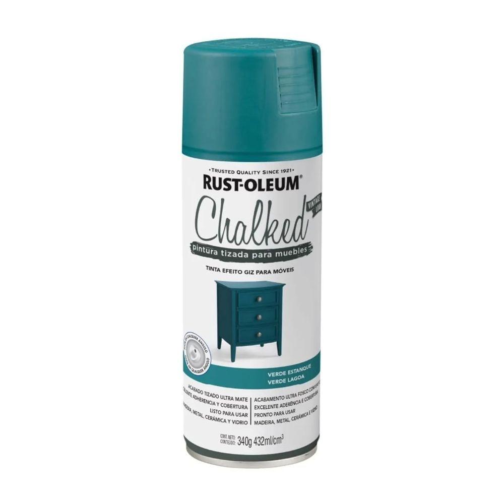 Pintura en Spray Chalked Tizada Verde Estanque Ultra Mate-0