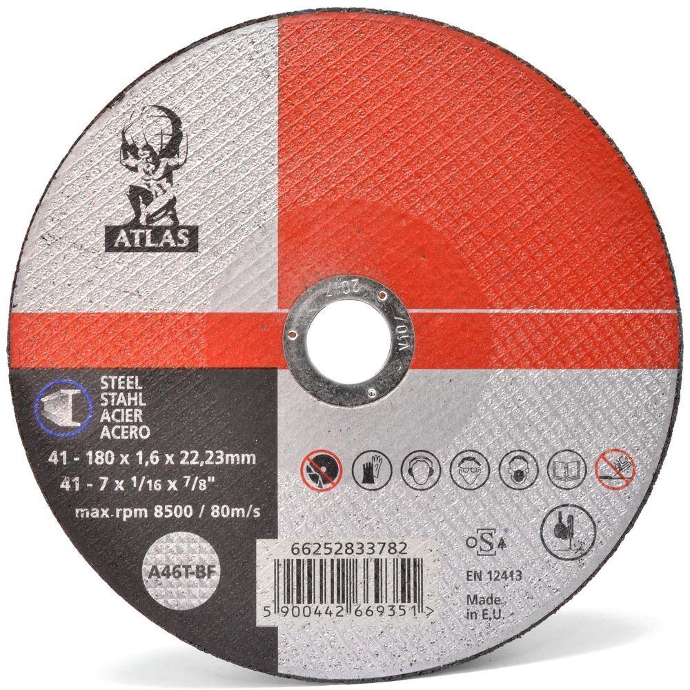 Disco de Corte Acero Inoxidable 7" (180x1,6x22mm) RE 7"-1
