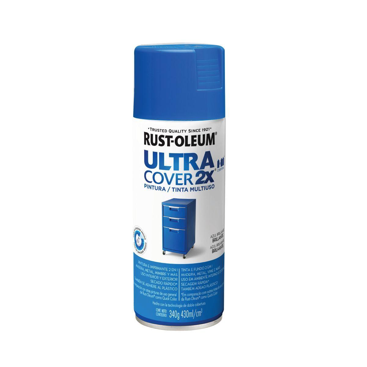 Pack 6 Unid. Pinturas en Spray Ultra Cover 2X Multiuso Azul Brillante 340 g 700061-1