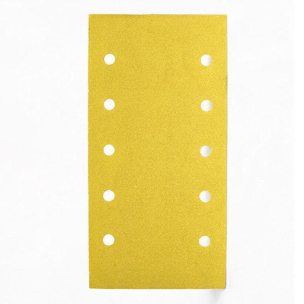 Pack 5 Lijas 95x185 mm Grano 120 (Velcro) 8 perf. - Madera-1