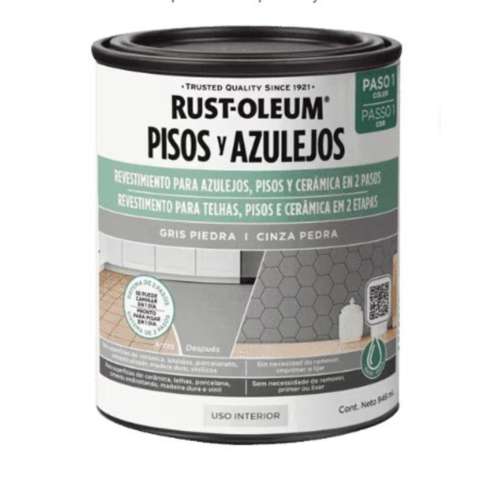 Protector para Pisos y Azulejos Base Gris Piedra 946 ml-0