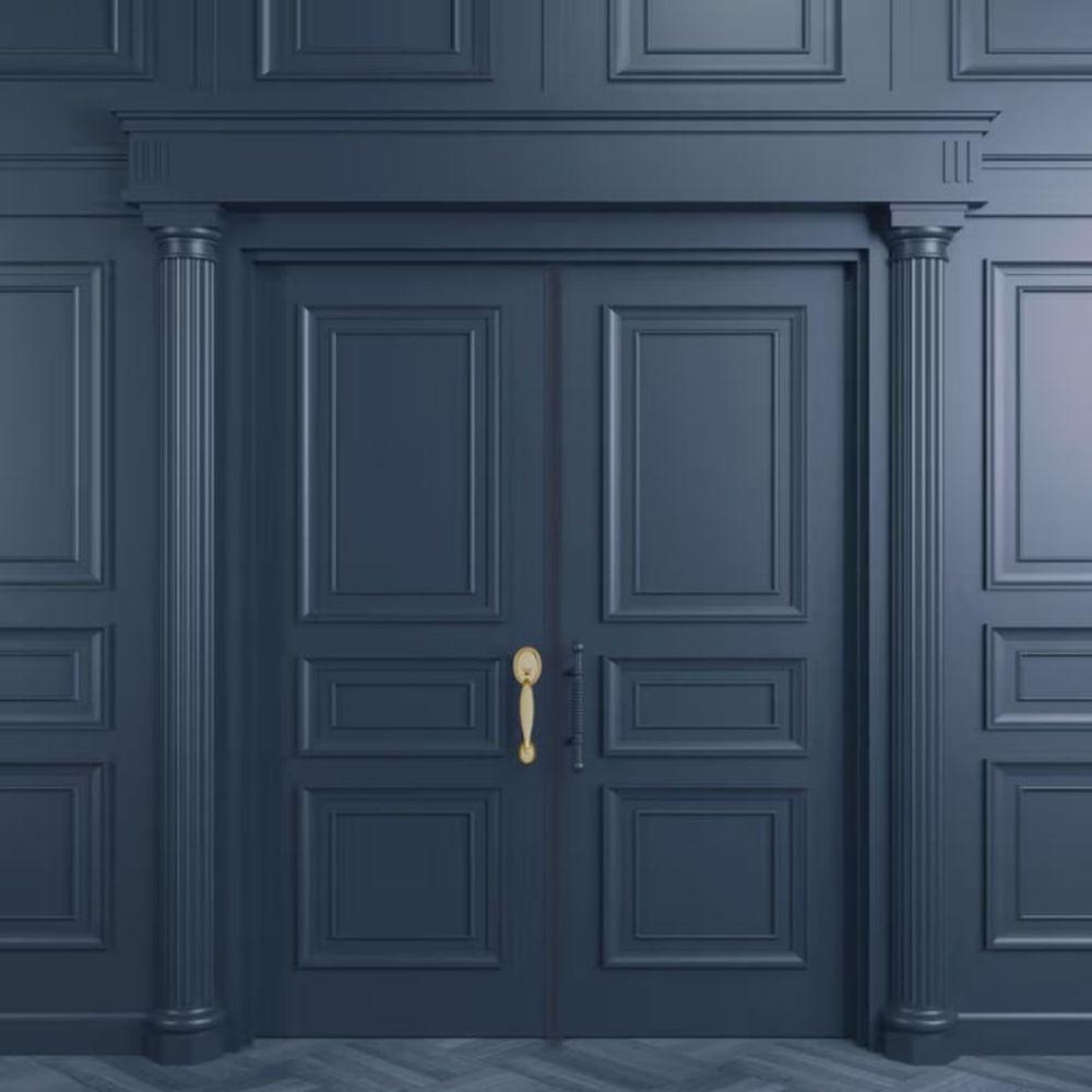 Pinturas para Puertas Interior y Exteriror Azul Naval-1