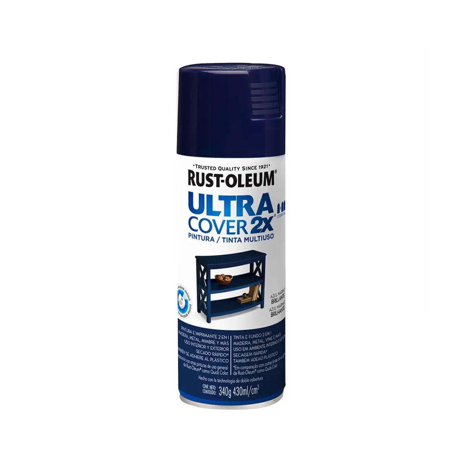 Pack 6 Unid. Pintura en Spray Ultra 5 en 1 Multisuperficie Anticorrosiva Azul Marino Brillante 340 g 700011-1