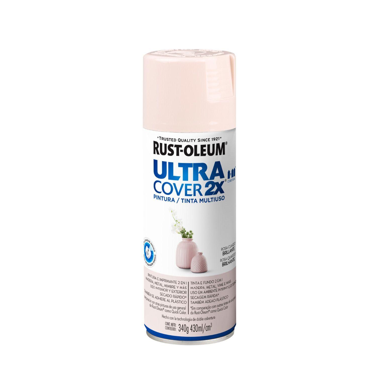 Pack 6 Unid. Pintura en Spray Ultra Cover 2X Multiuso Rosa Cuarzo Brillante 340 g 700266-1