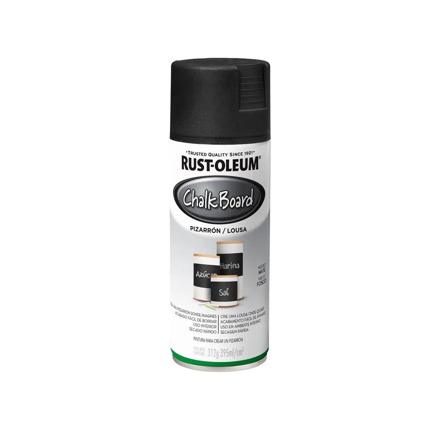 Pack 6 Unid. Pinturas en Spray Specialty ChalkBoard Pizarrón Negro Mate 312 g 700155-1