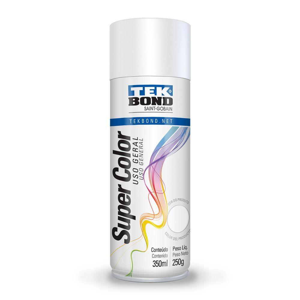 Pintura Spray Acrílica Super Color Blanco Opaco 350 ml Uso-0