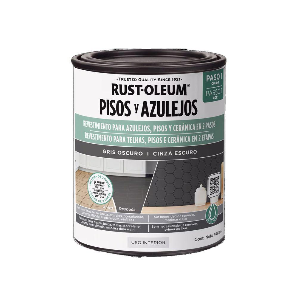 Protector para Pisos y Azulejos Gris Oscuro 946 ml-0
