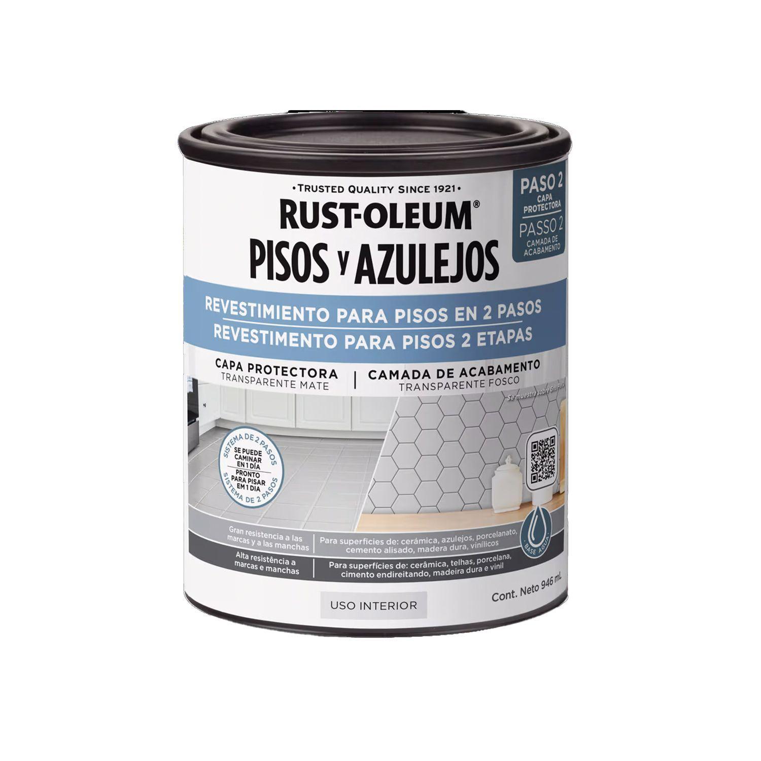 Pack 2 Unid.  Protector para Pisos y Azulejos Transparente Mate 946 ml 700030-1