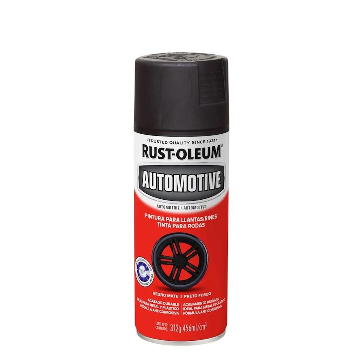 Pack 6 Unid. Pintura en Spray Automotive para Llantas/Rines Negro Mate 312 g 700238-1