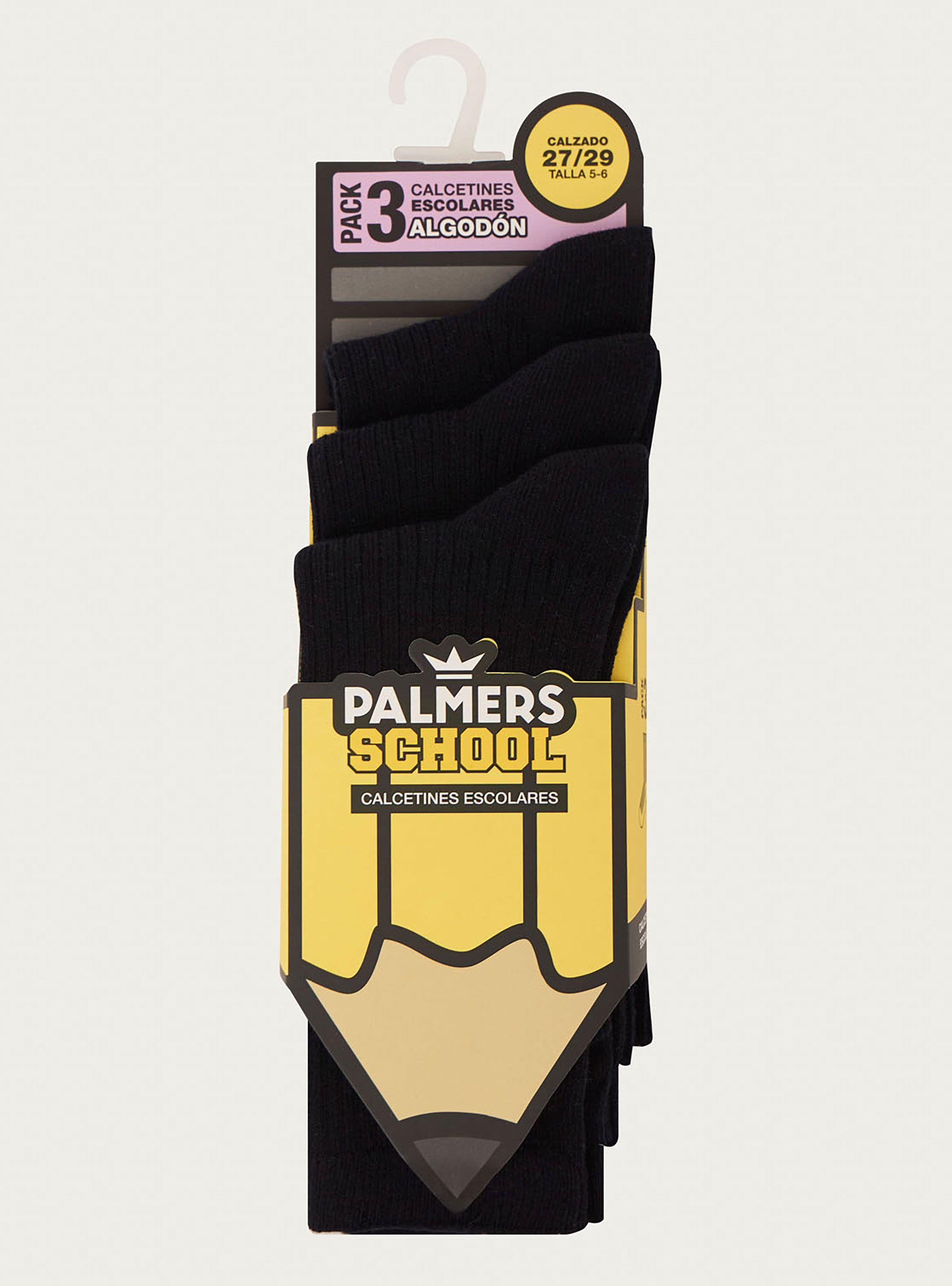 Pack 3 Calcetines Escolares Cortos Palmers P39EBM38-2