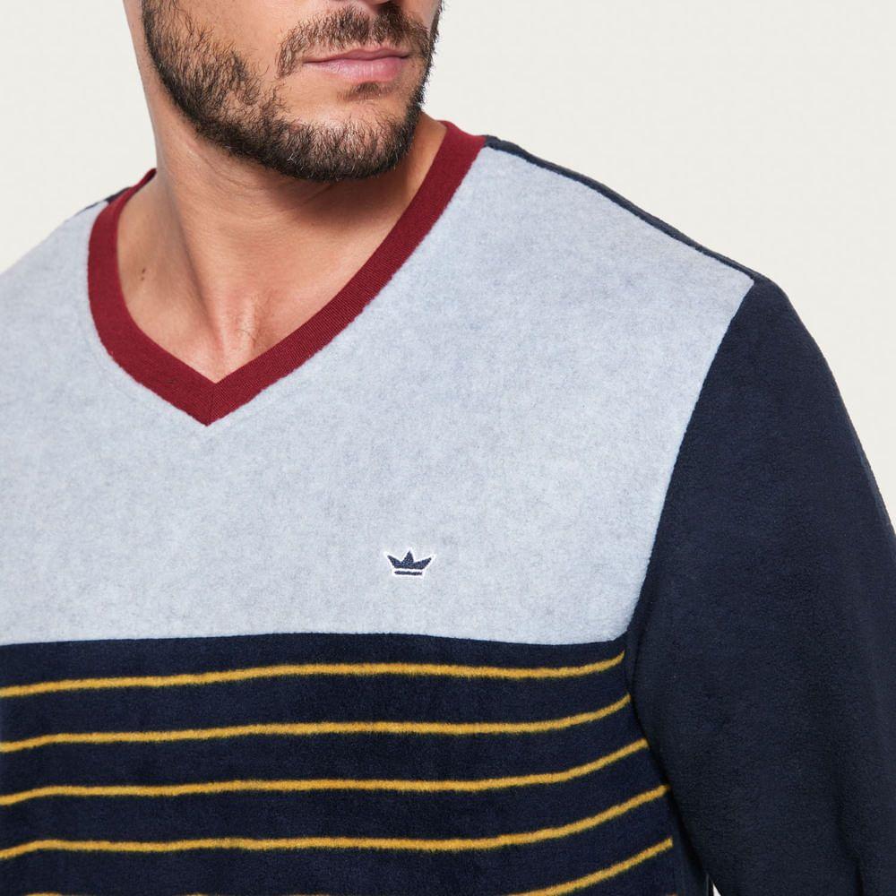 Pijama Hombre Largo Micropolar Palmers 8233AAZU-2