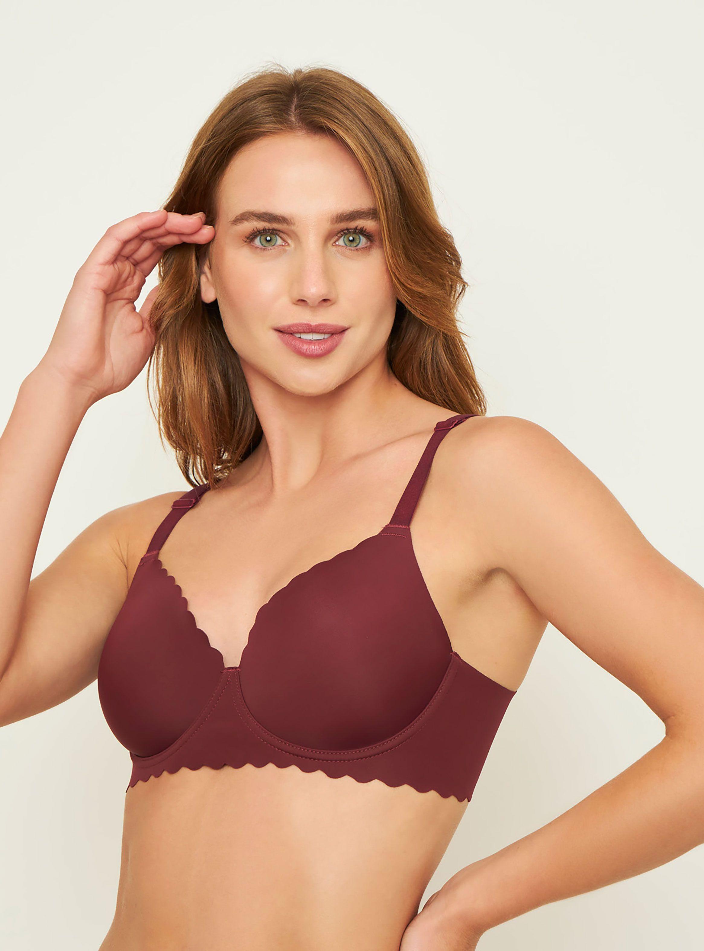 Sostén Cobertura Completa Microfibra Palmers Mujer 20213BUR-1