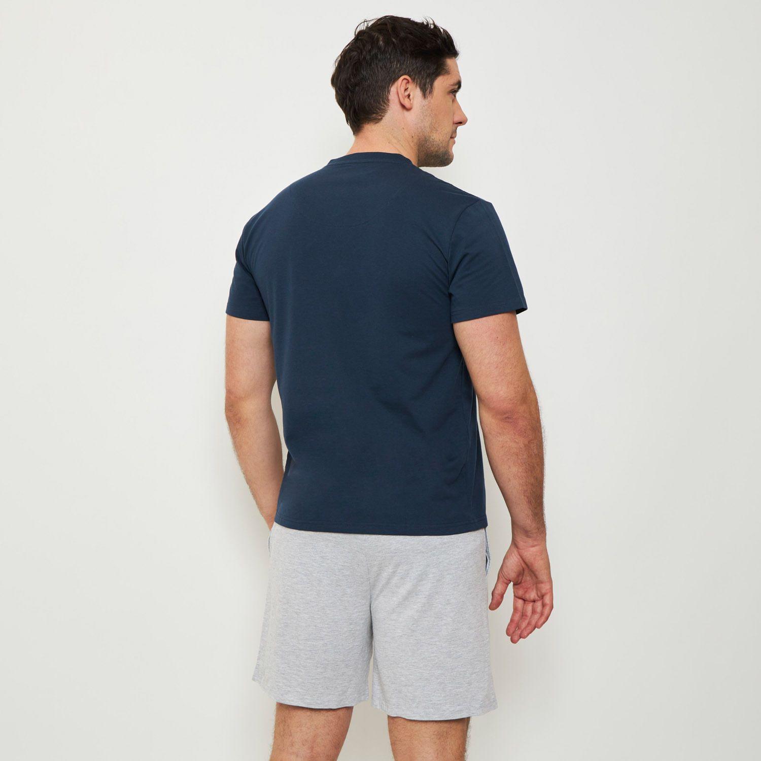 Pijama Hombre Corto Algodón Palmers Hombre 8146BAZU-2