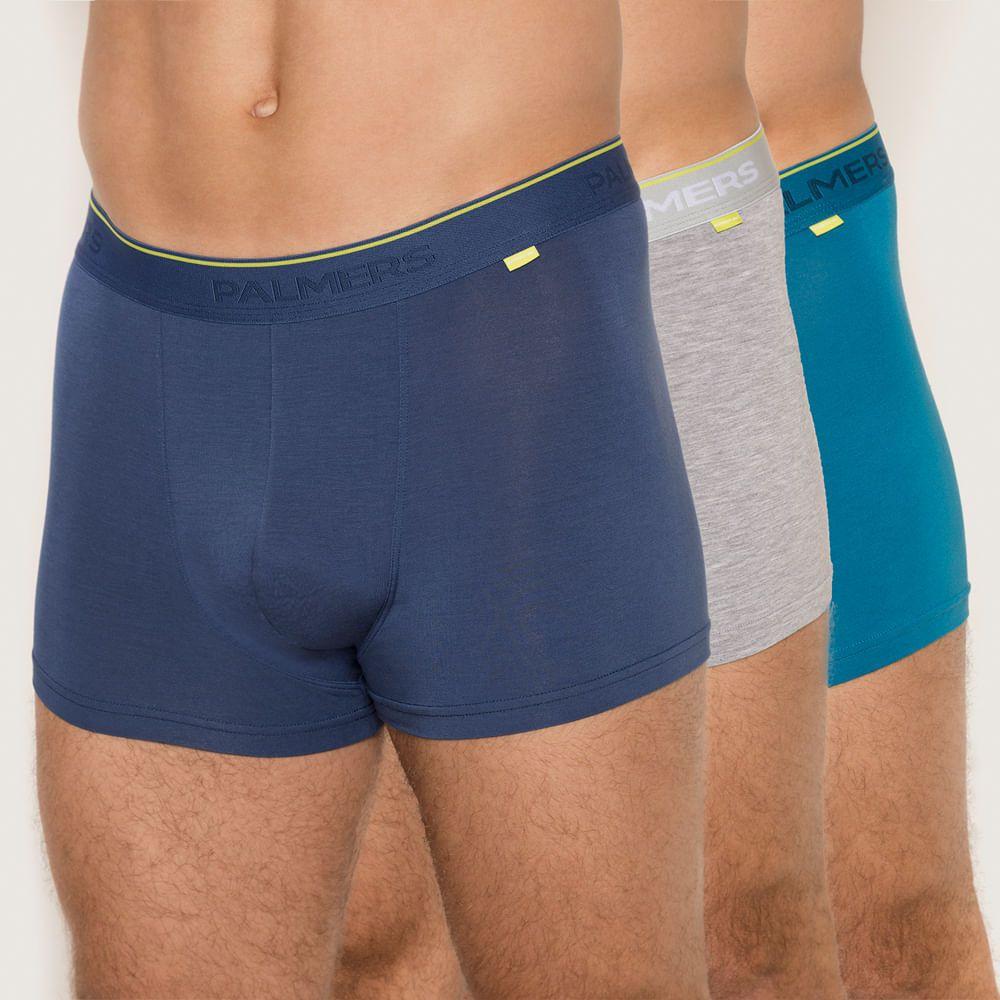 Pack 3 Bóxer Calce Medio Bambu Palmers Hombre P309BH56-0