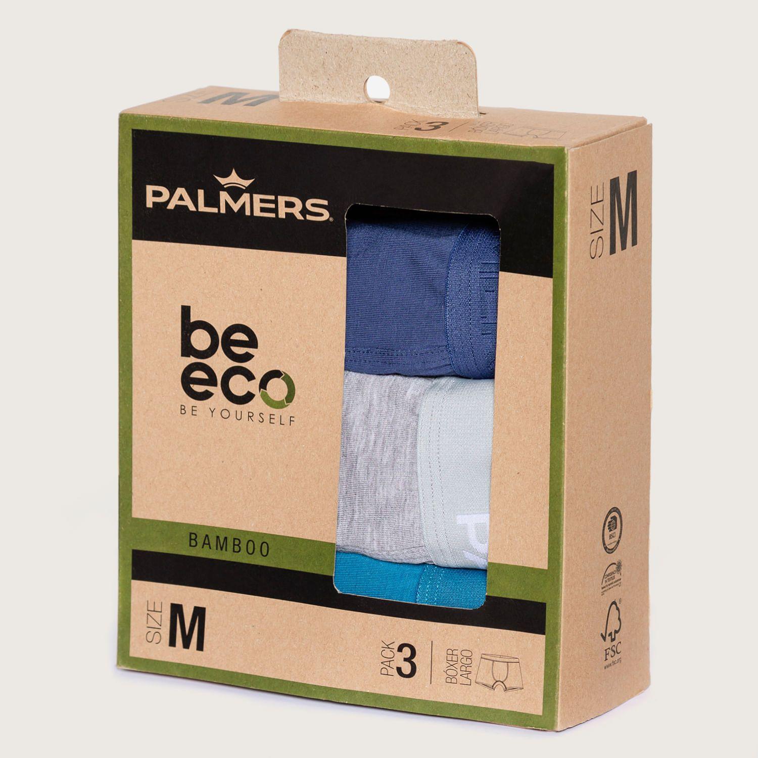 Pack 3 Bóxer Calce Medio Bambu Palmers Hombre P309BH56-4
