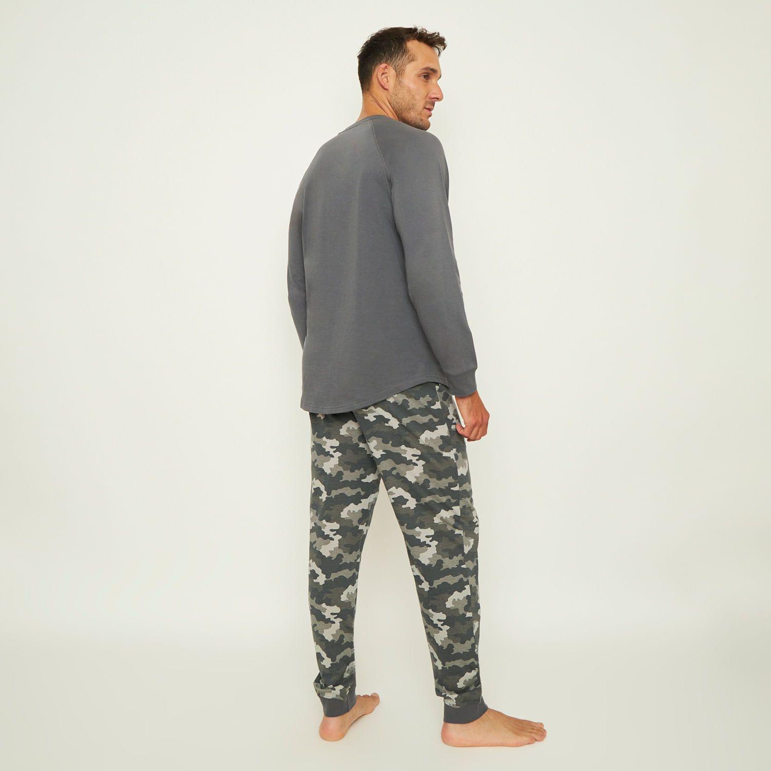 Pijama Hombre Largo Algodón Jersey Palmers 8249AGRO-2