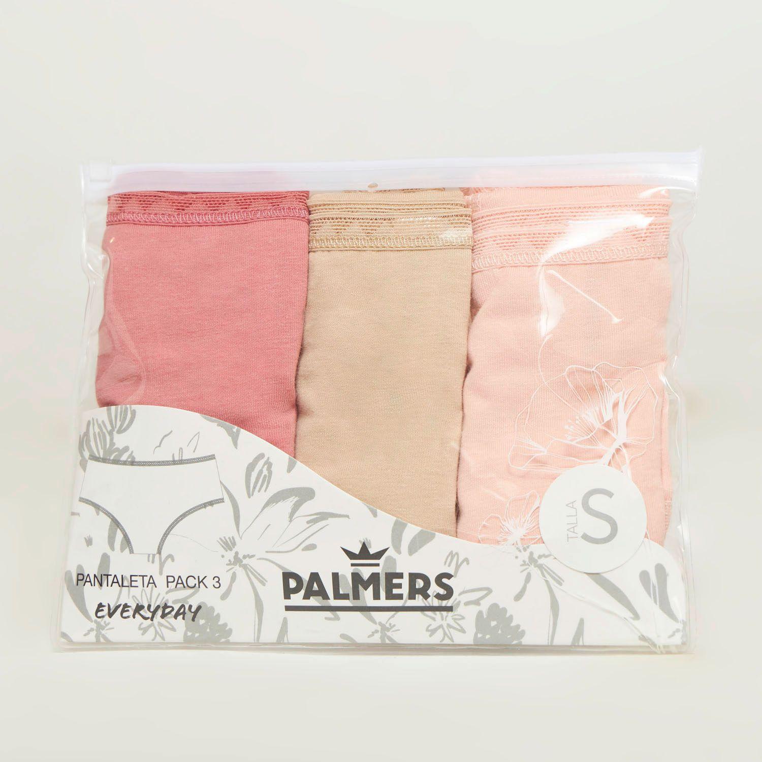 Pack 3 Pantaleta Algodón Orgánico P314G4123 Palmers-4