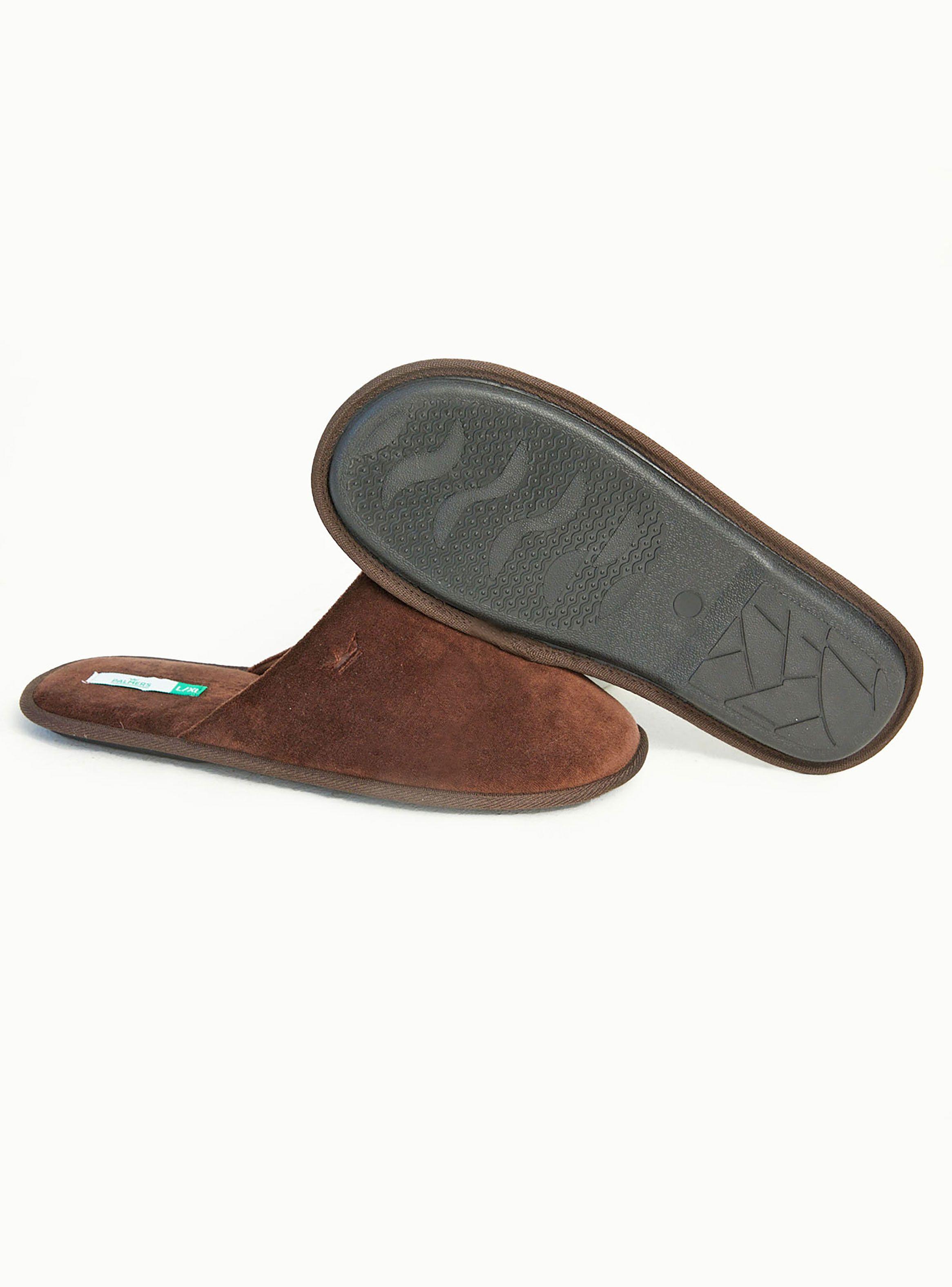 Pantuflas Hombre Café Palmers-1