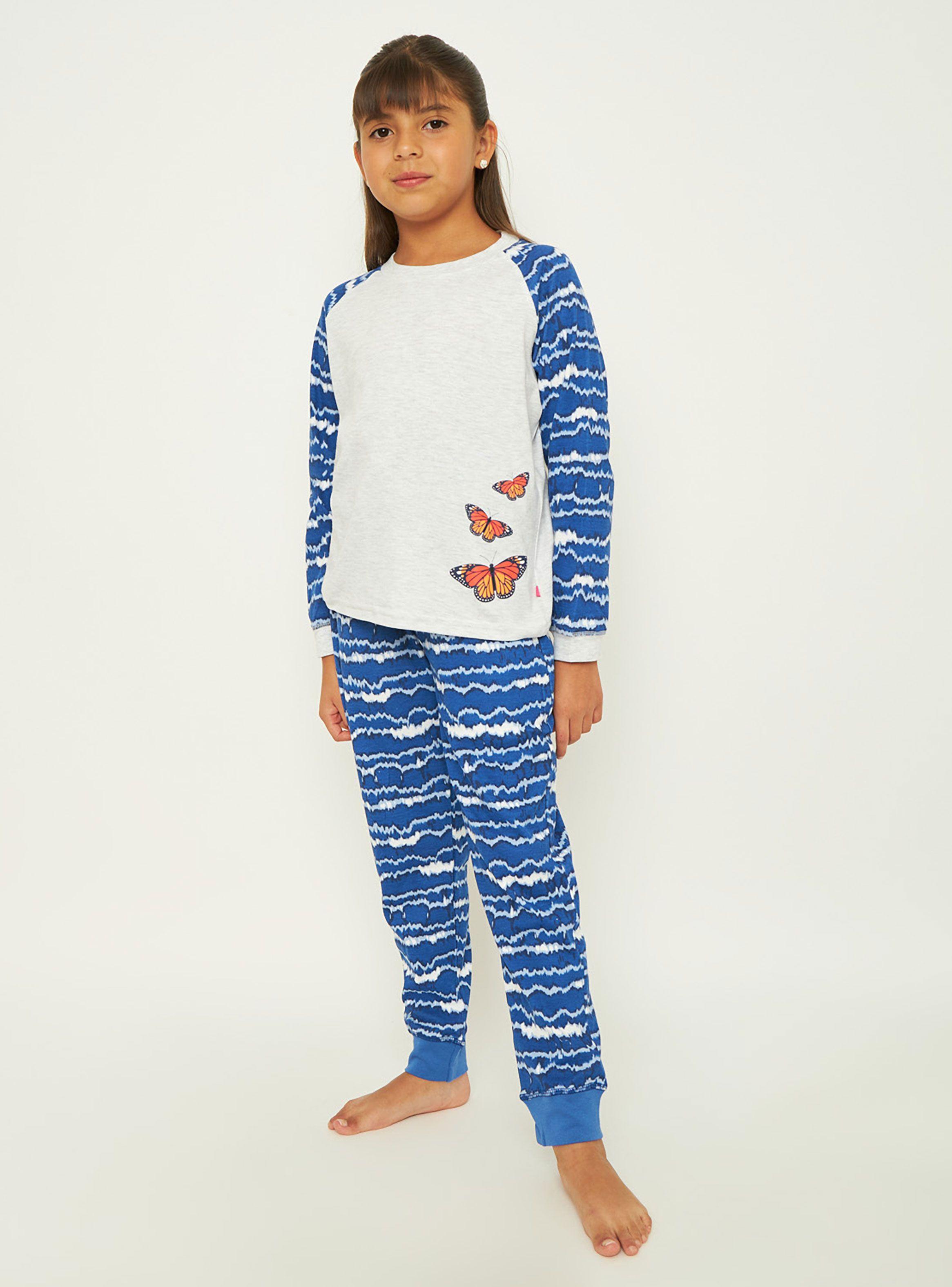 Pijama Niña Largo Algodón Palmers 67221AZU-0