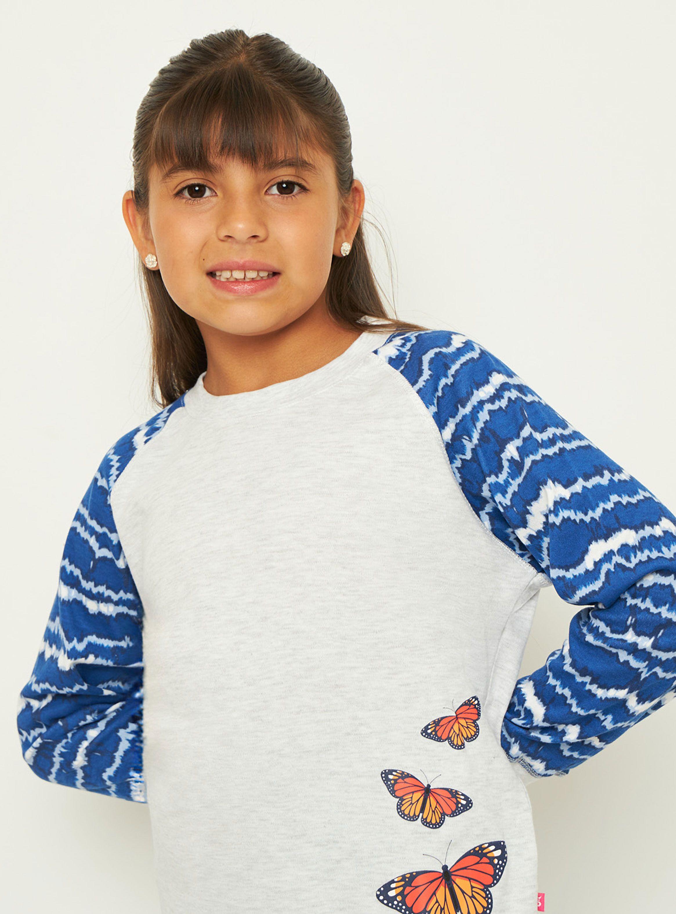 Pijama Niña Largo Algodón Palmers 67221AZU-2