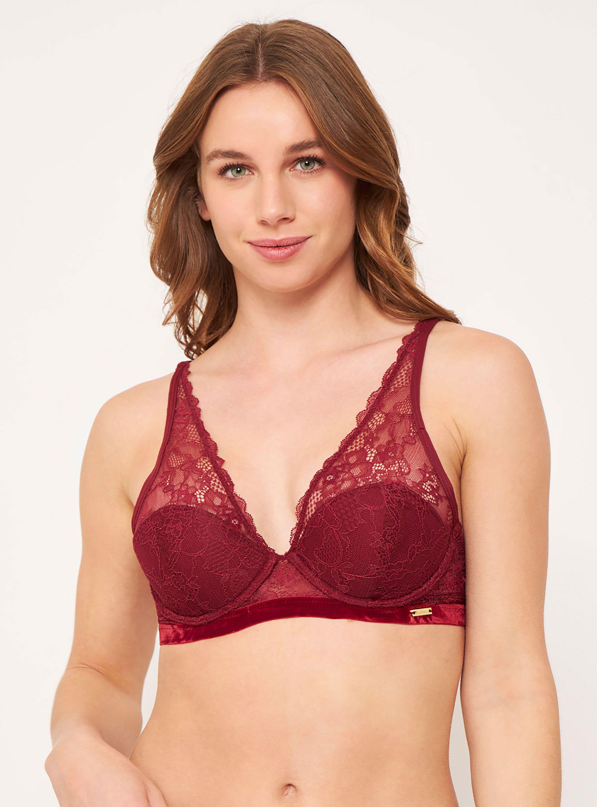 Sosten Halter De Encaje 30627BUR-0
