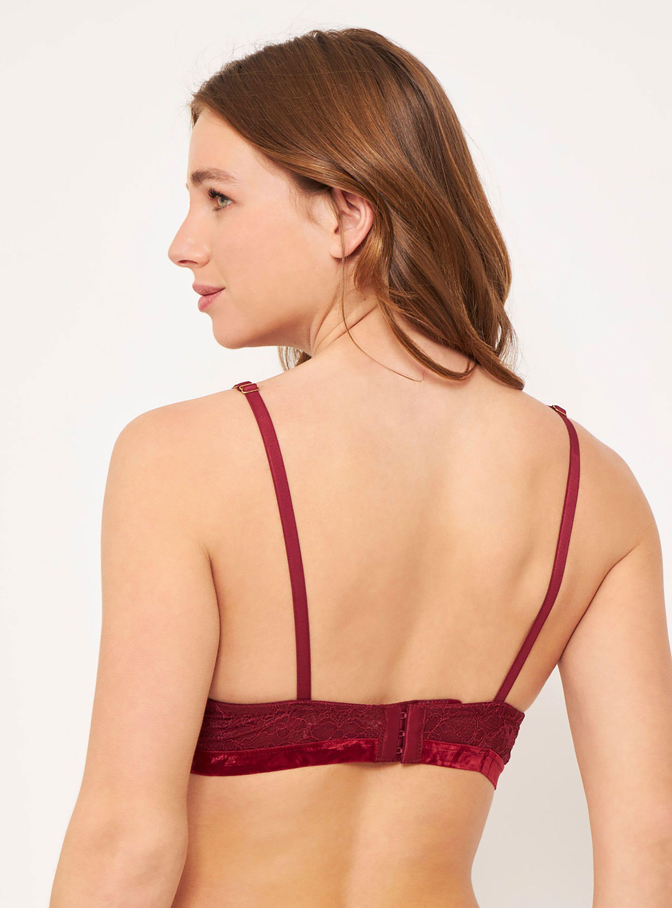 Sosten Halter De Encaje 30627BUR-2