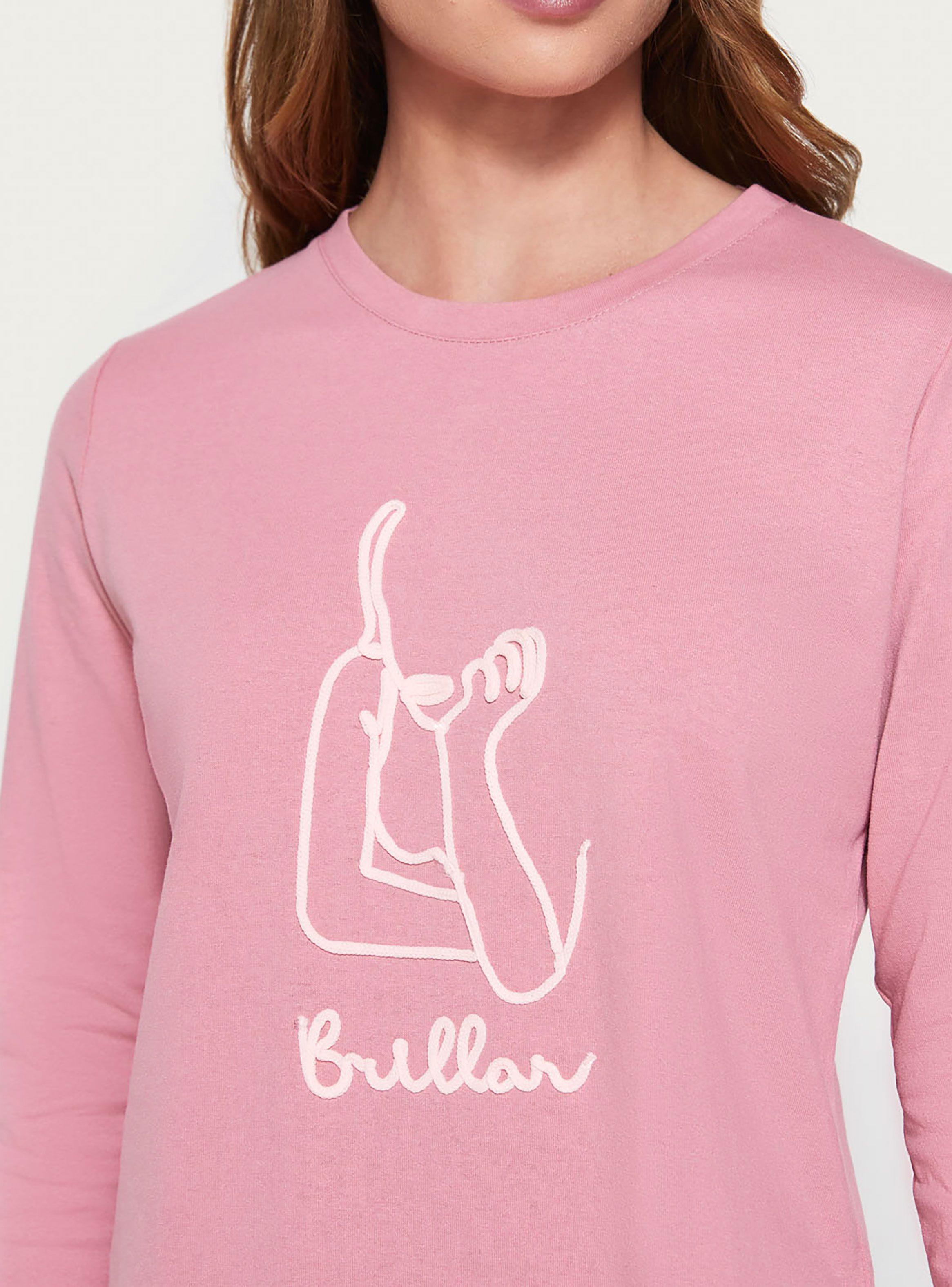 Pijama Mujer Largo Algodón Jersey Palmers 6027AROS-2