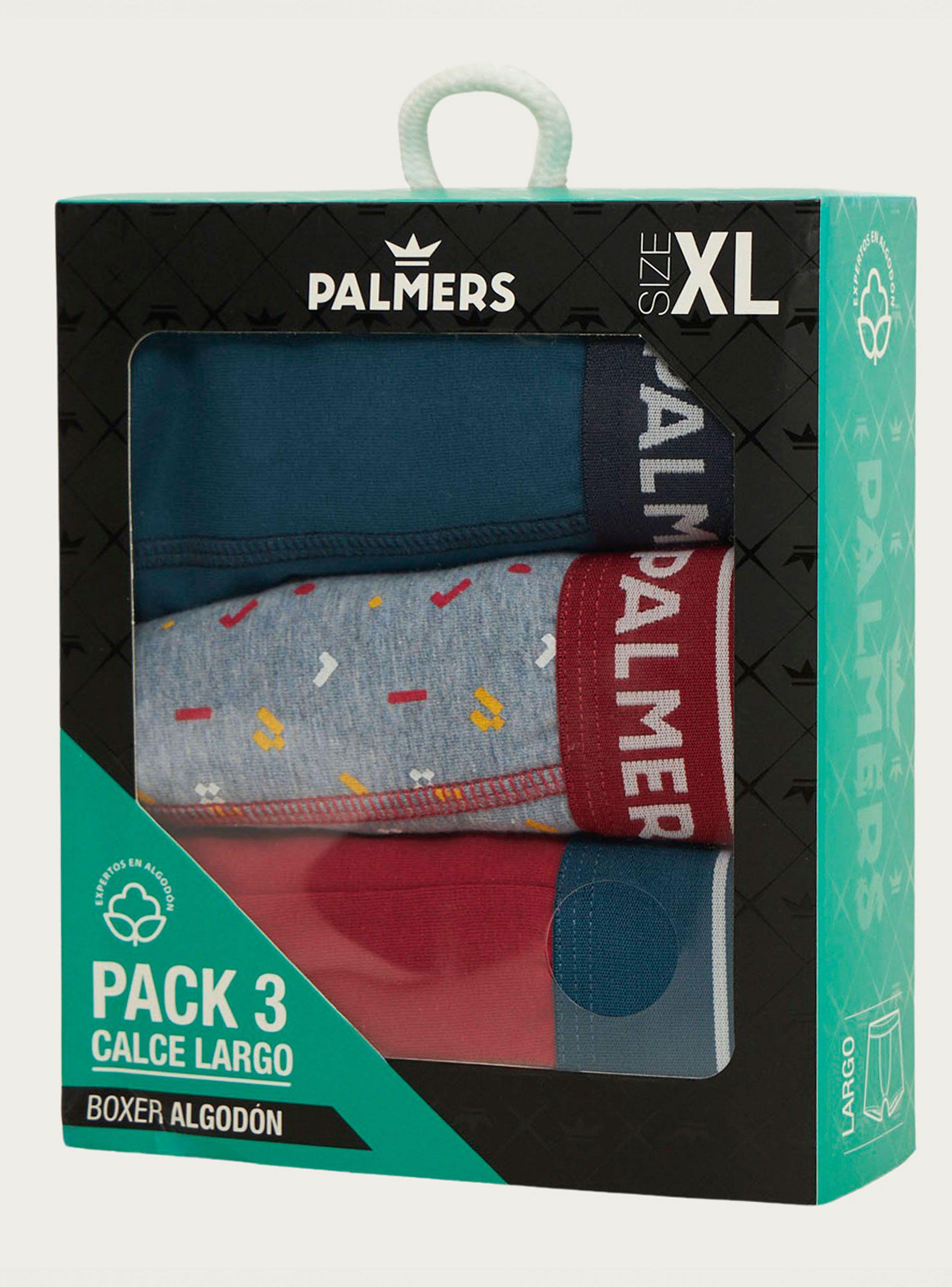 Pack 3 Bóxer Largo Algodón Palmers Hombre P3132L05-3