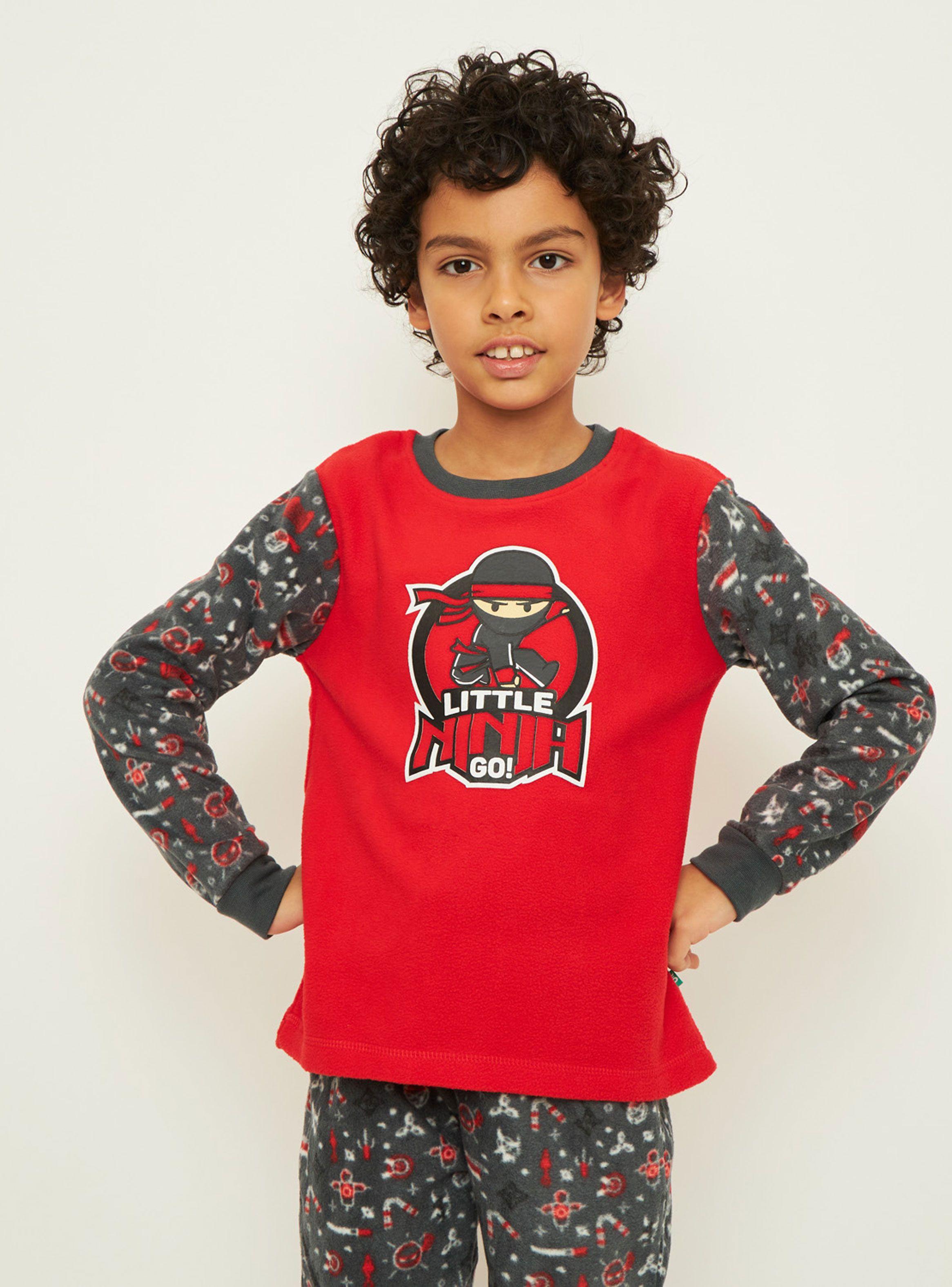 Pijama Niño Largo Micropolar Palmers 87238GRO-1