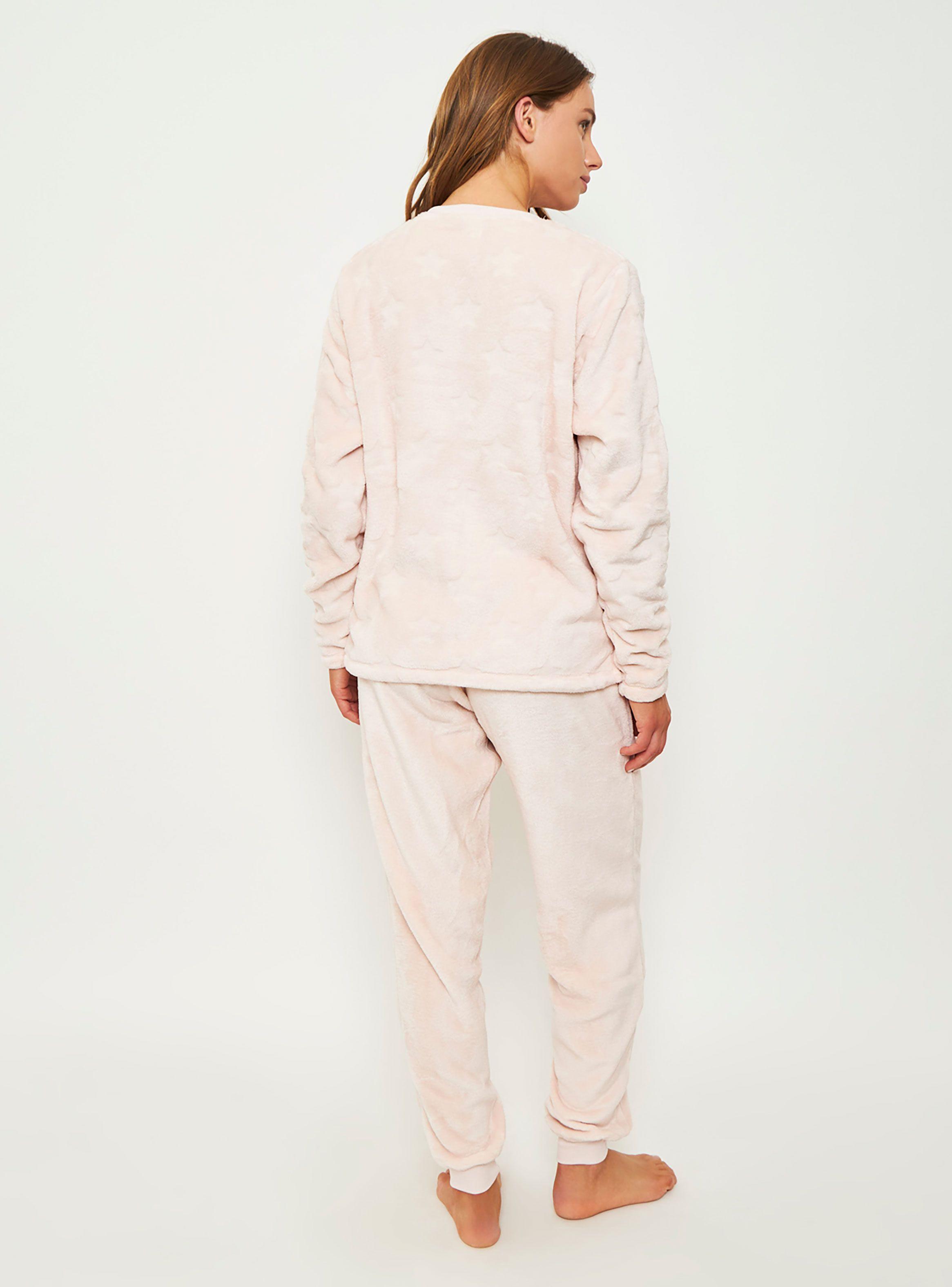 Pijama Mujer Largo Polar Fleece Palmers 6022BCRE-2
