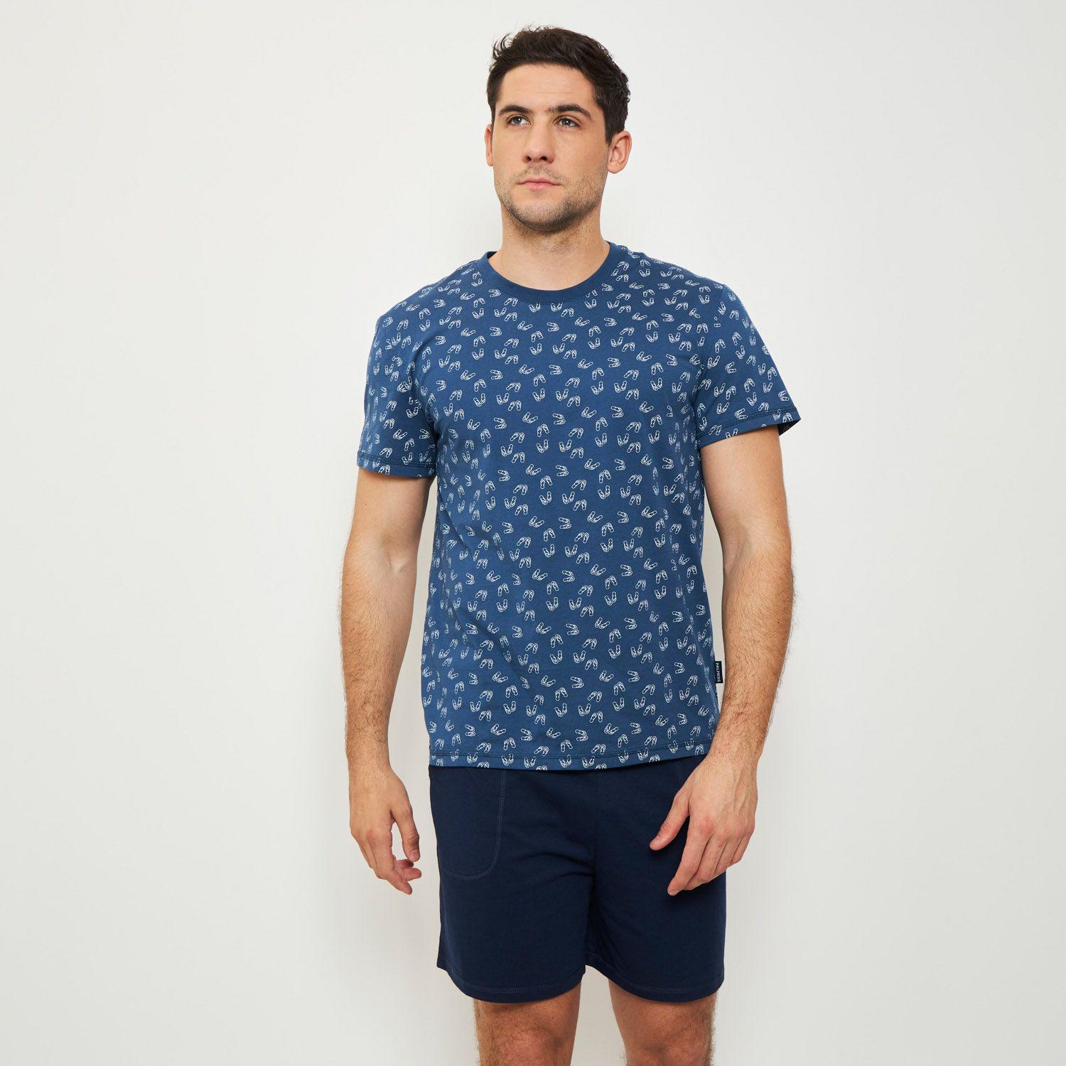 Pijama Hombre Corto Algodón Palmers 8148BAZU-0