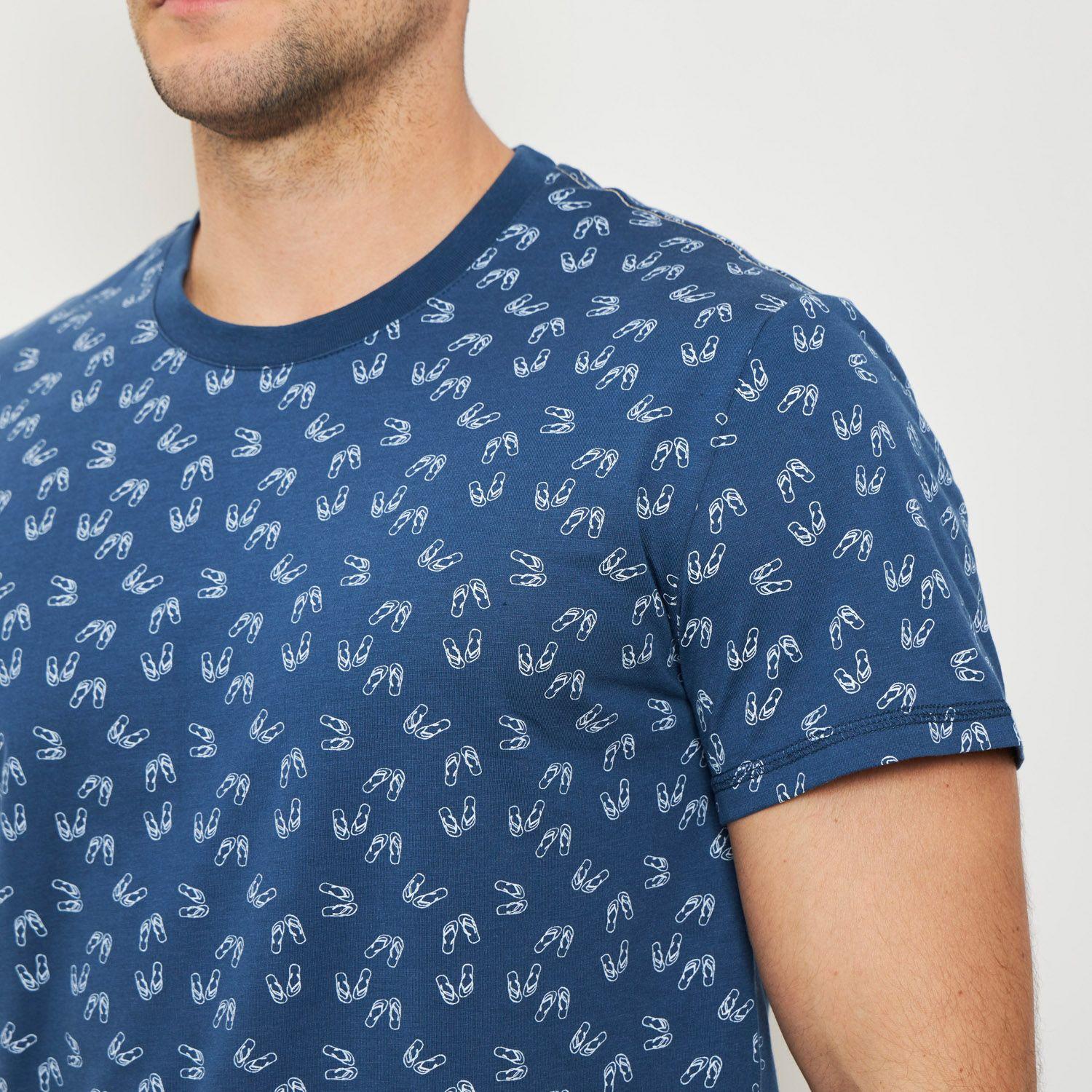 Pijama Hombre Corto Algodón Palmers 8148BAZU-1