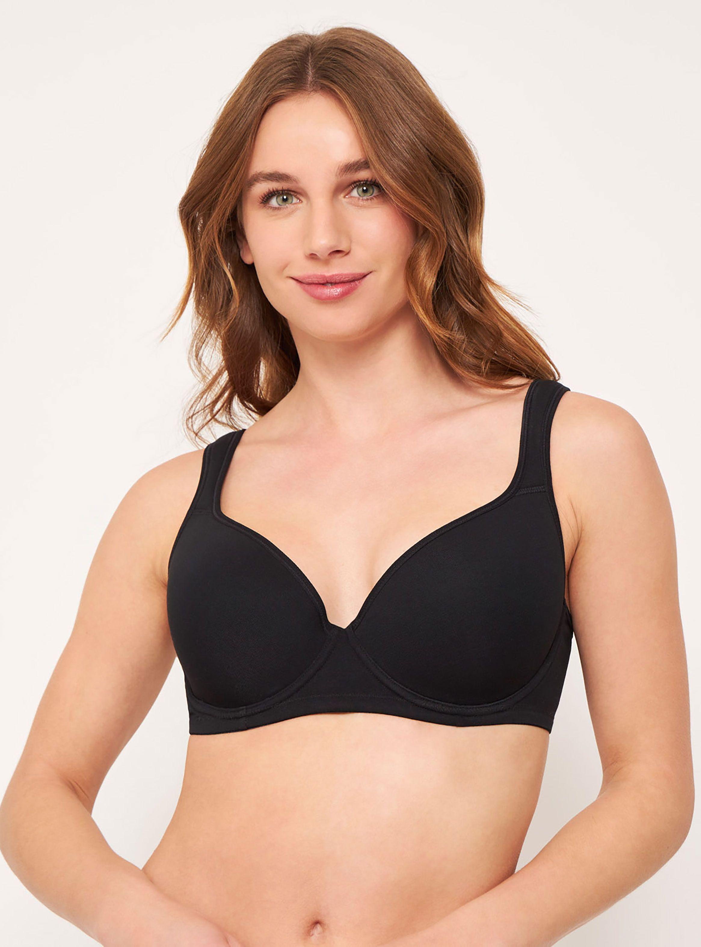 Sostén Negro Algodón Arco Con Padding Palmers 20087NEG-0