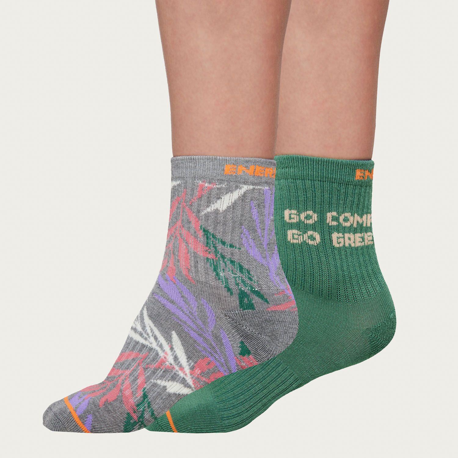 Pack 2 Calcetines Sport Bambu Mujer 80991D02-0