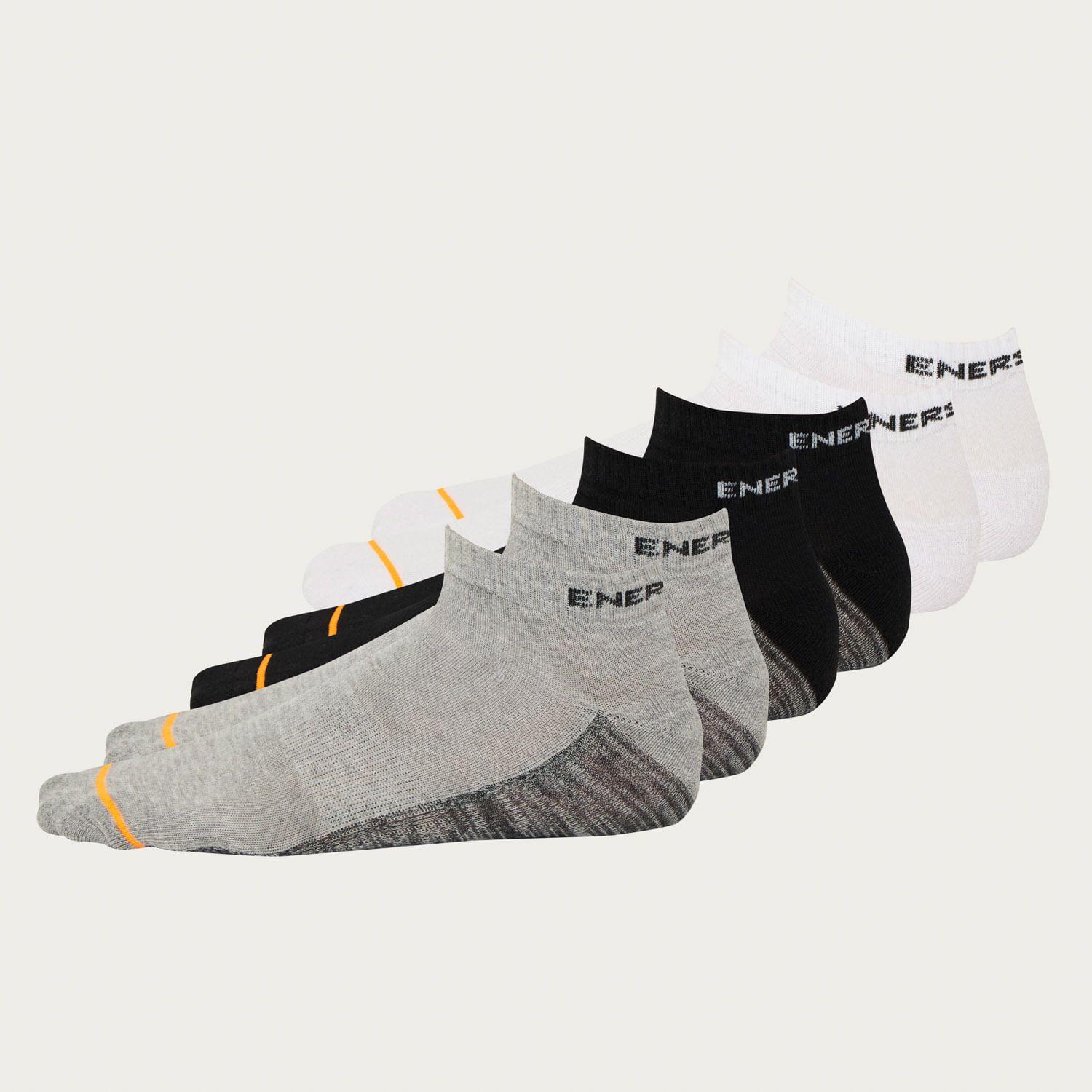 Pack 6 Calcetines Cortos Algodón Hombre Enersocks 83064D01-0