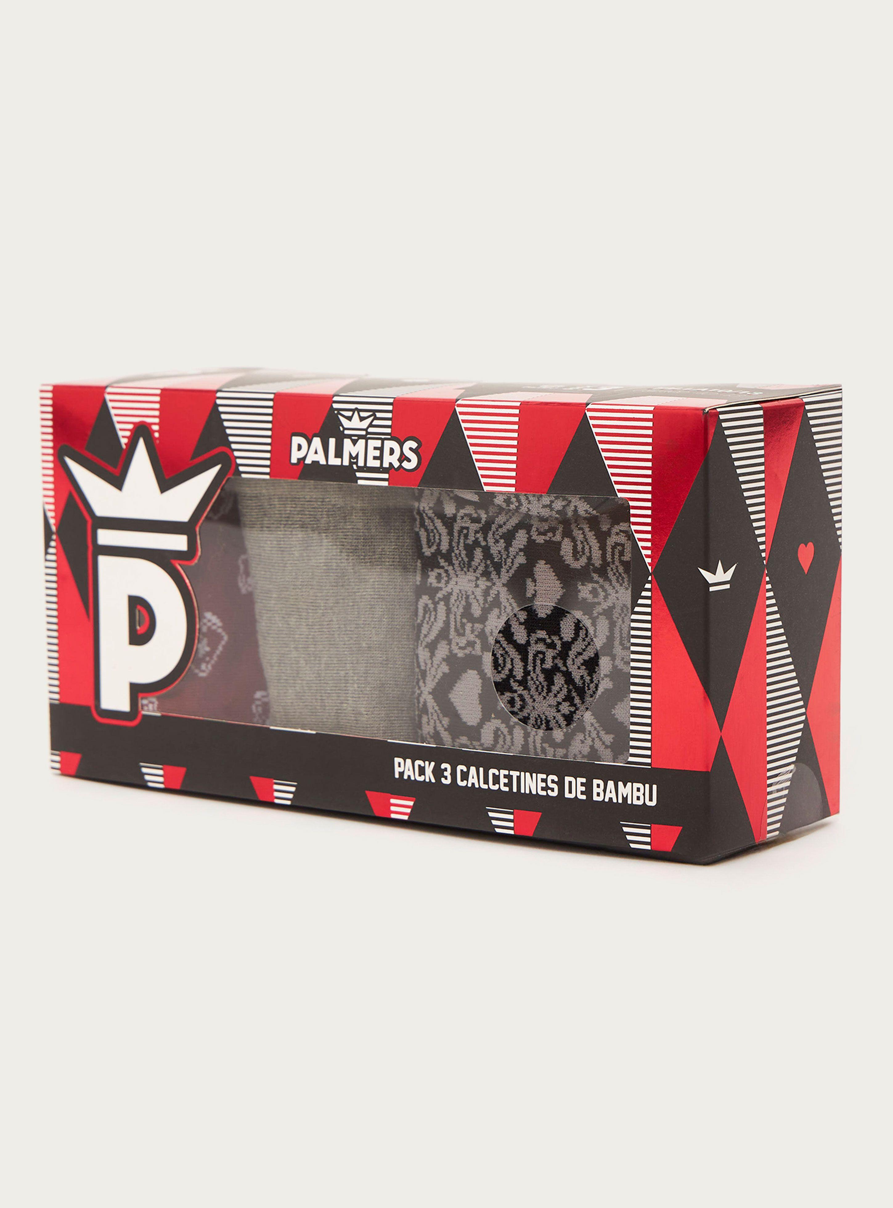 Pack 3 Calcetines Bambú Palmers DP44BM14-4