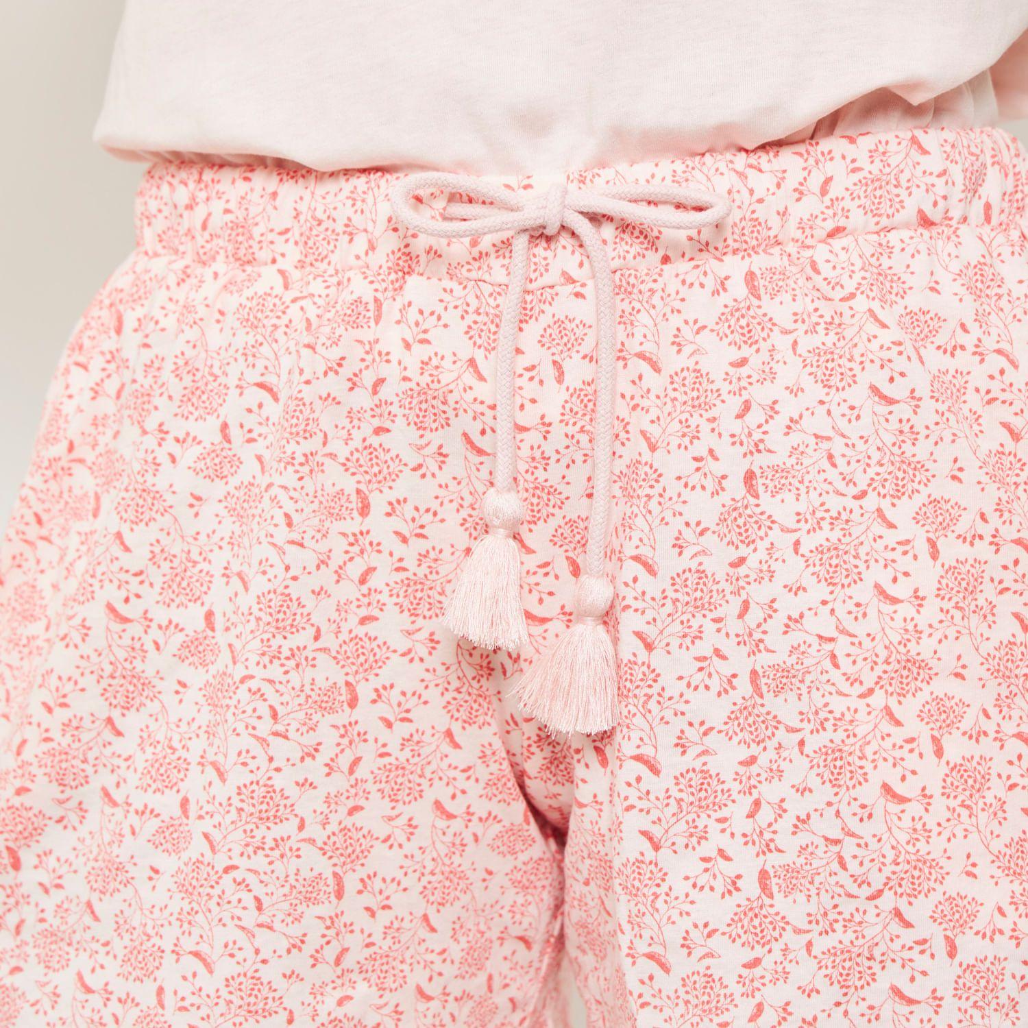 Pijama Mujer Corto Algodón Palmers 6158AROS-4