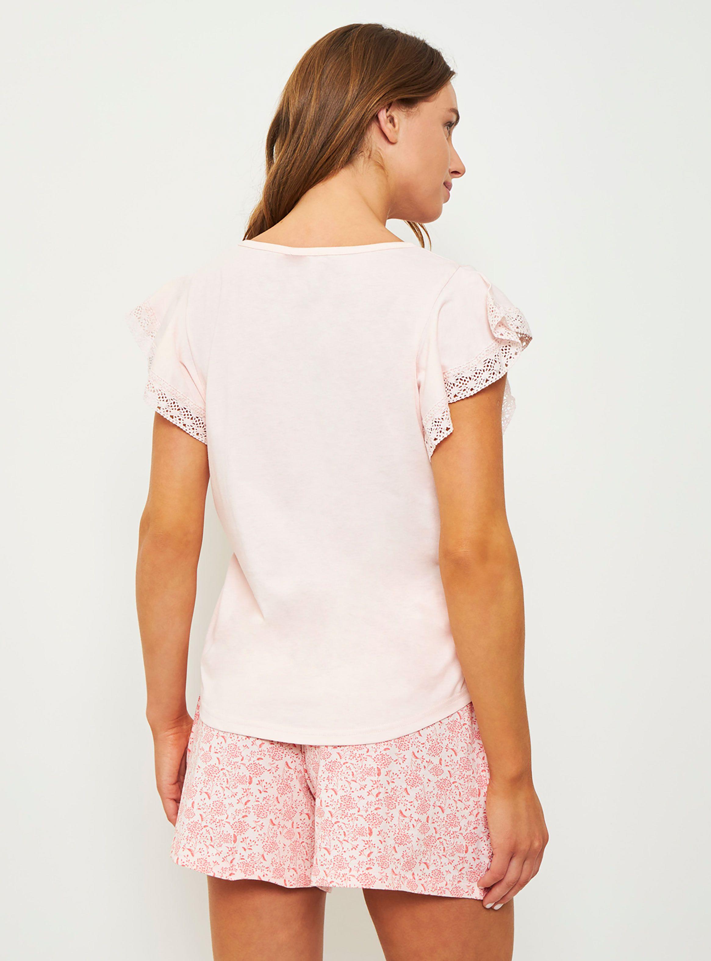 Pijama Mujer Corto Algodón Palmers 6158AROS-1