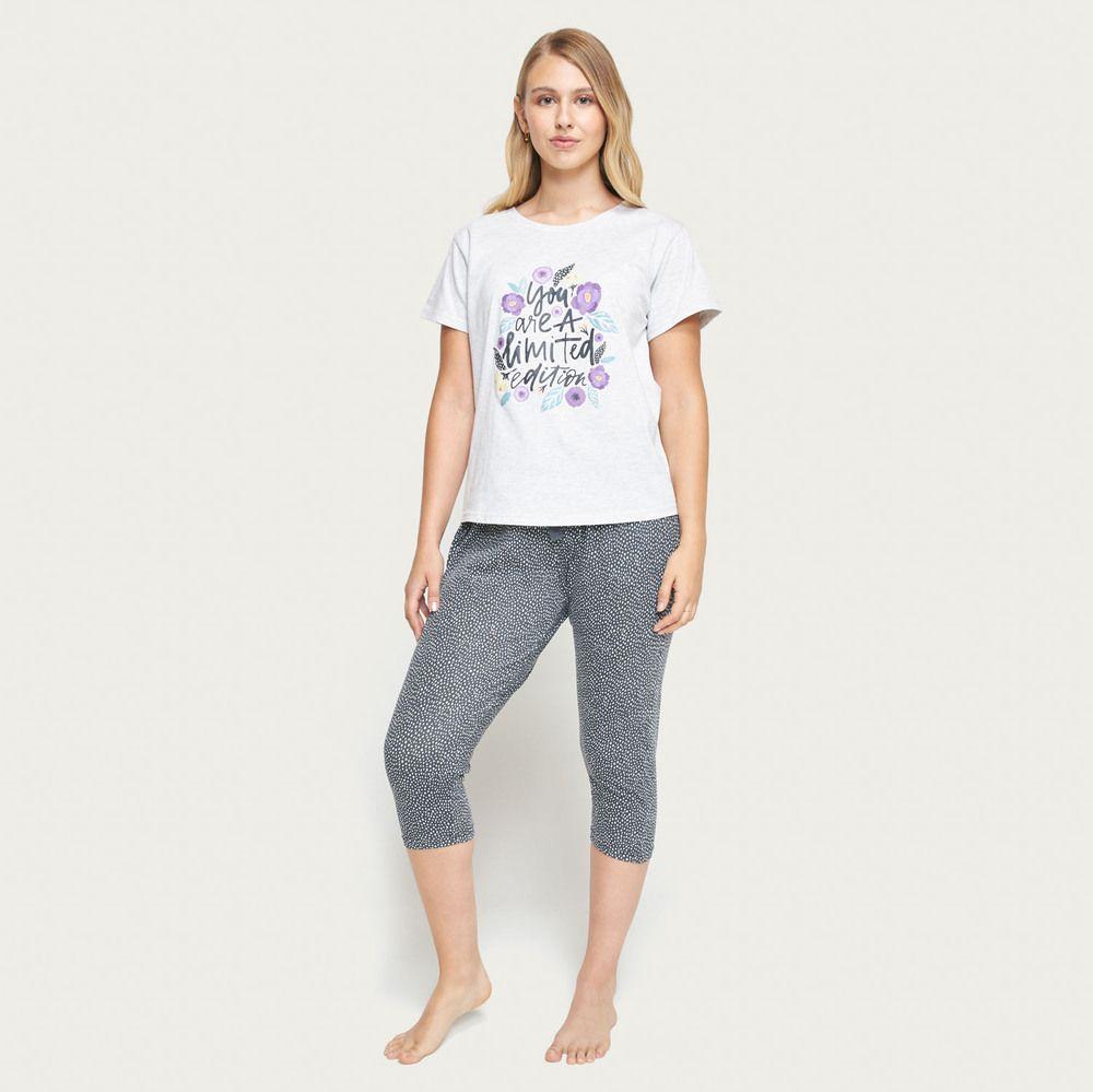Pijama Capri Algodón Jersey Palmers-1