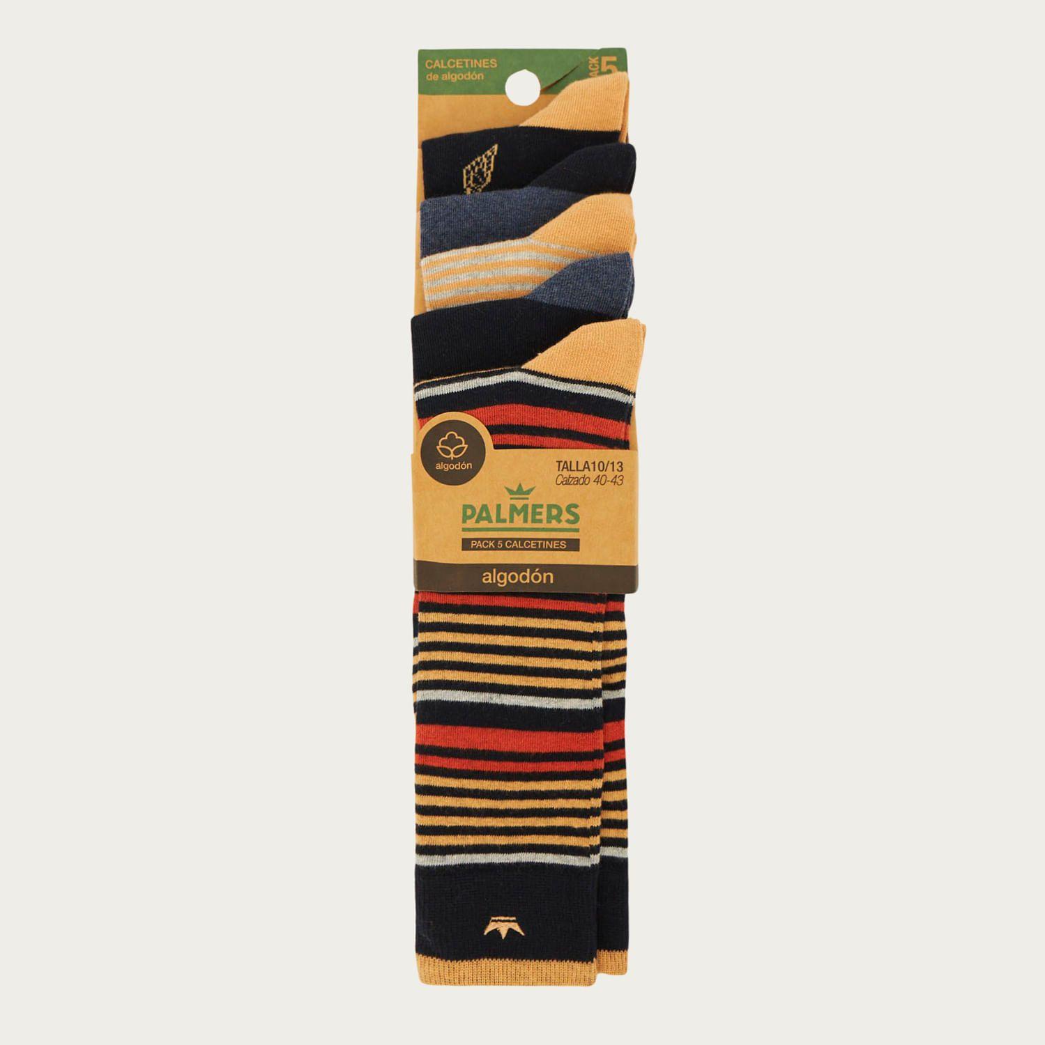 Pack 5 Calcetines Algodón Palmers Hombre P5504M26-4