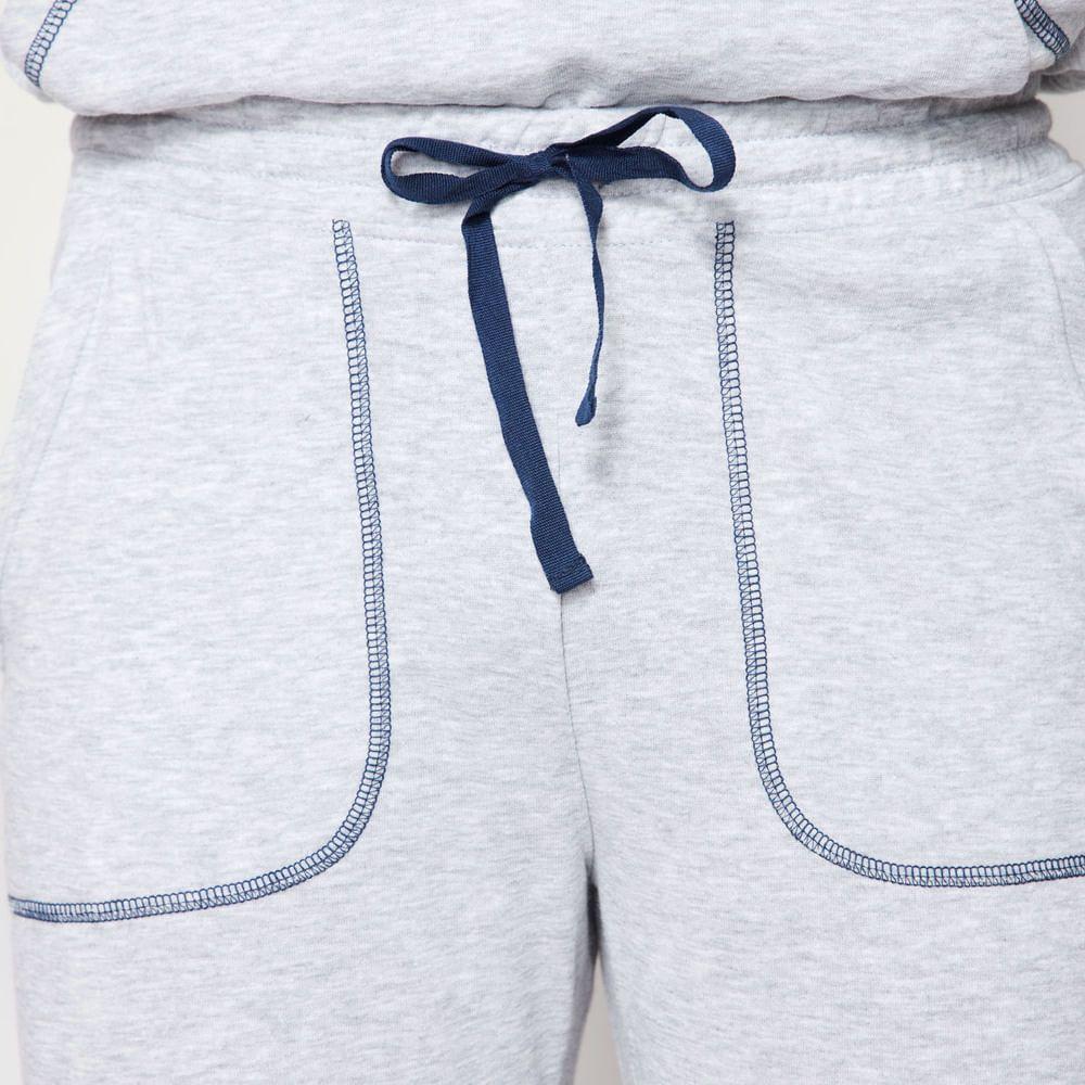 Pijama Hombre Largo Algodón French Palmers 8238AGRI-3