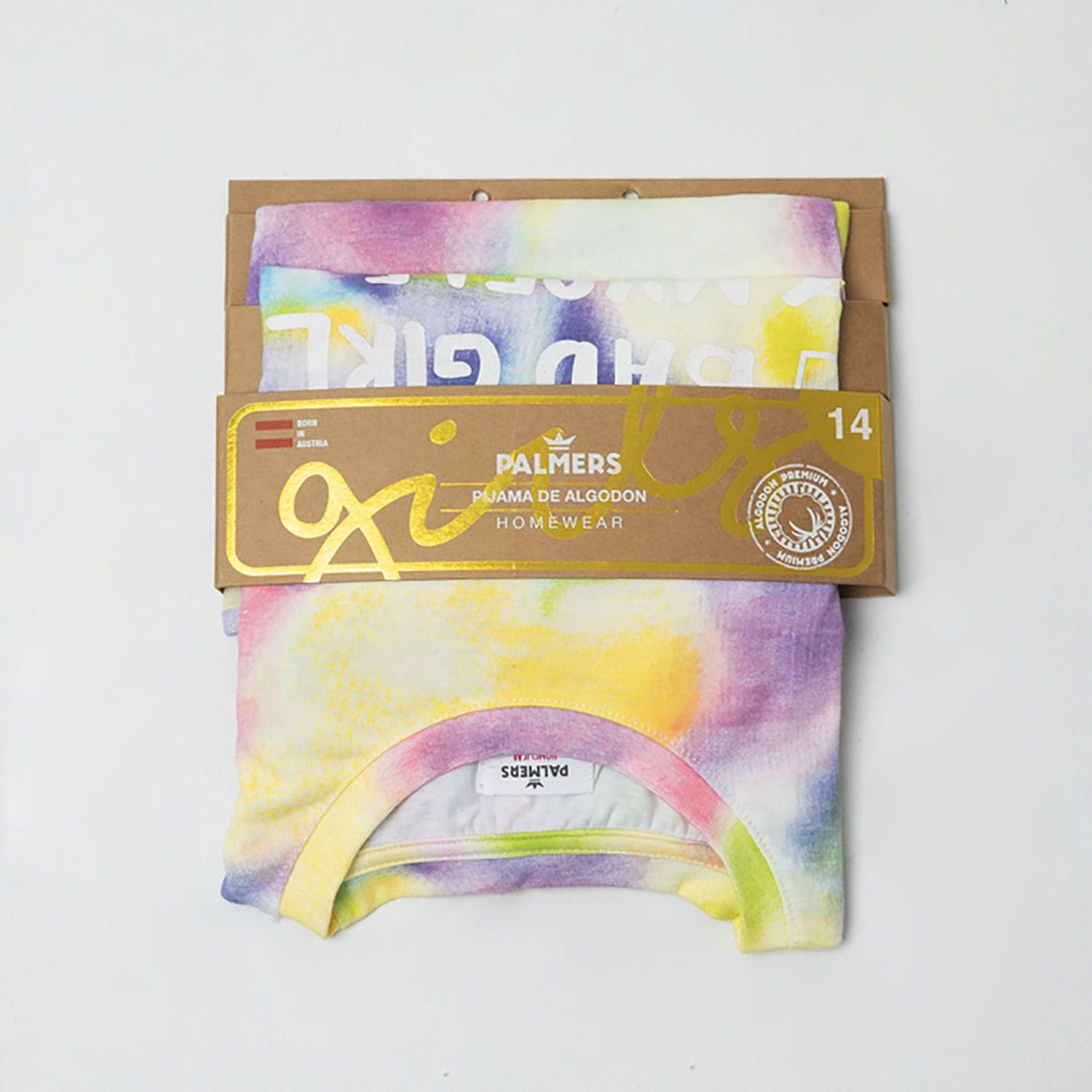 Pijama Niña Corto Algodón Palmers 66211PUR-2